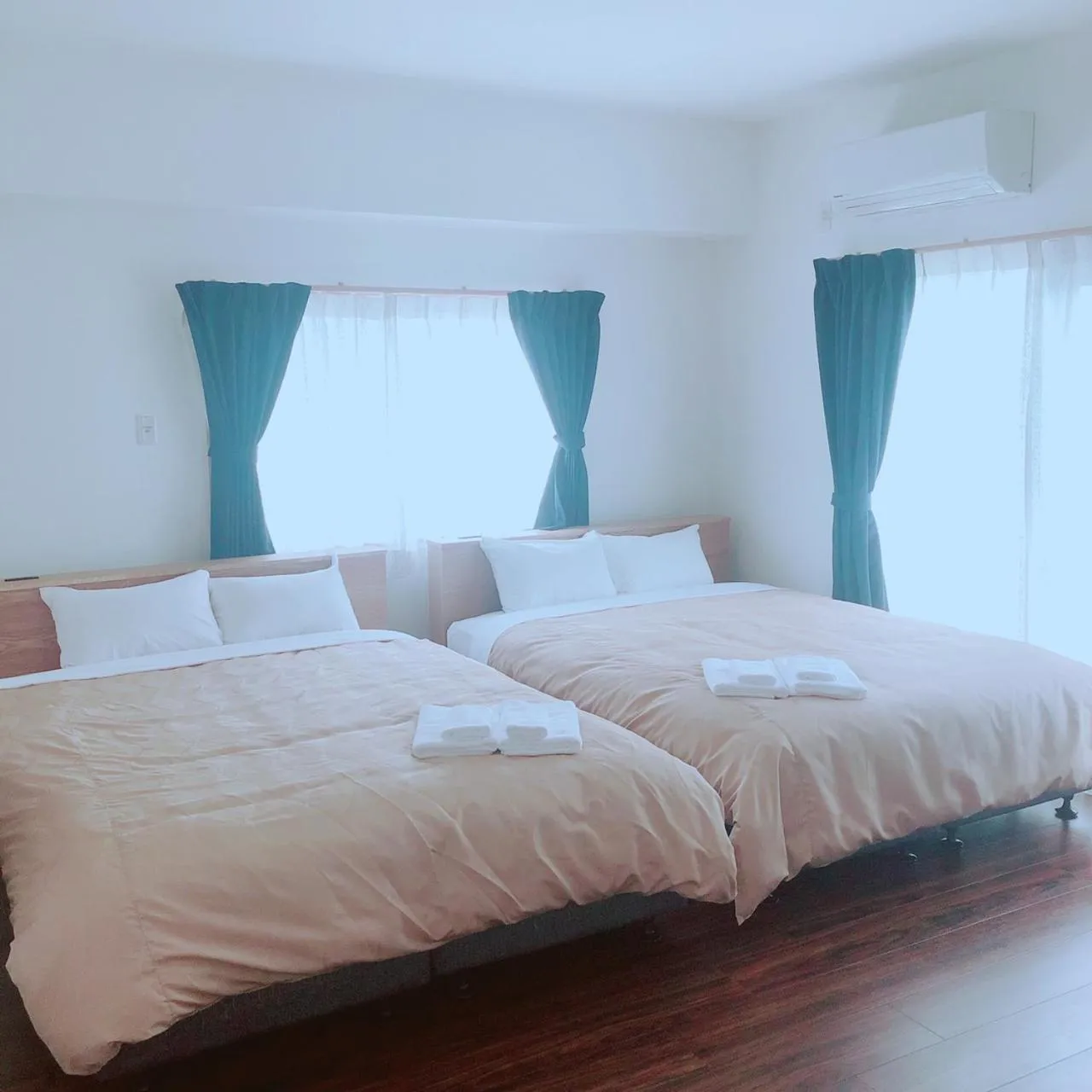 Bed in M´s Stay Okinawa