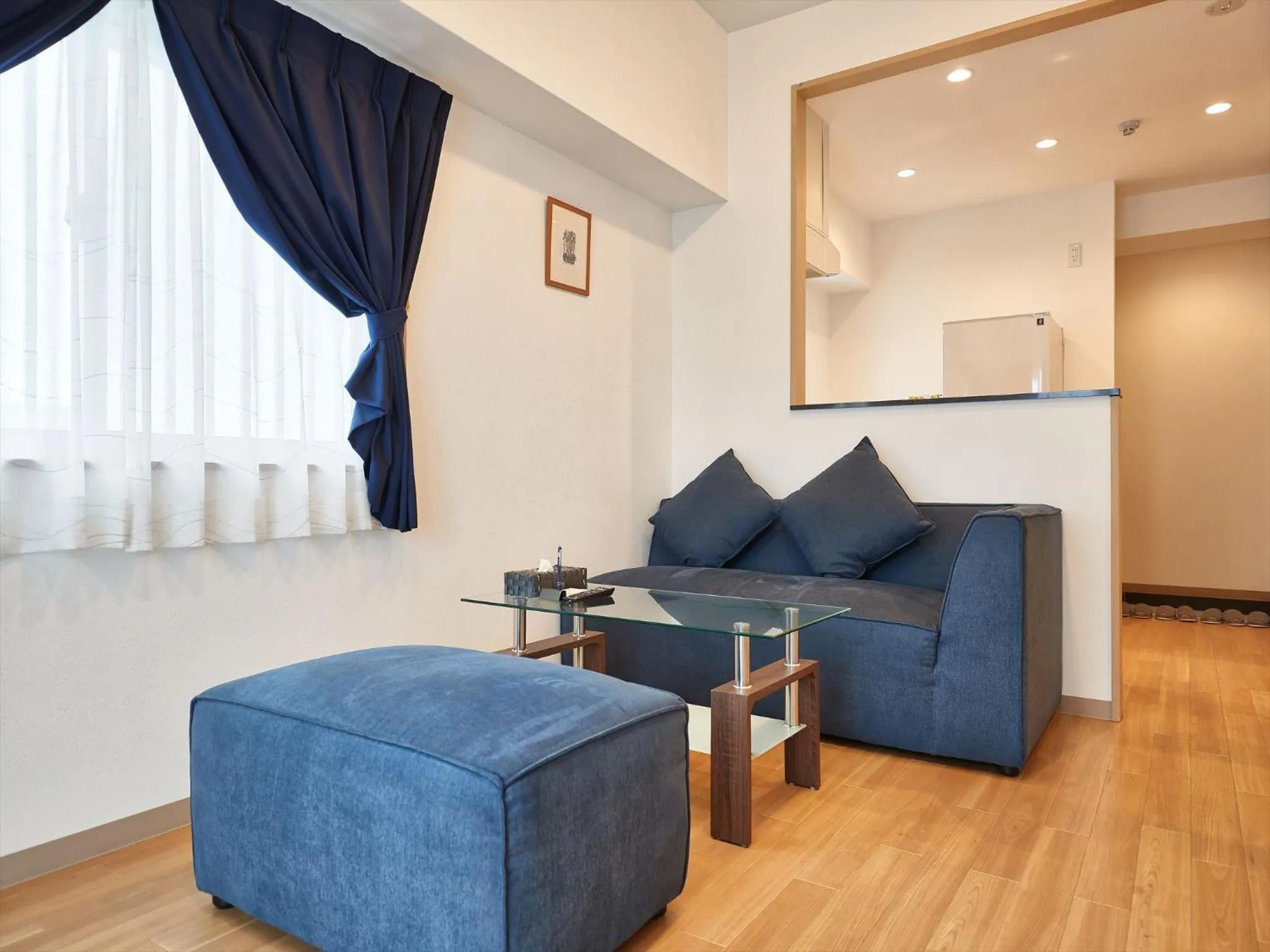 Living room in M´s Stay Okinawa