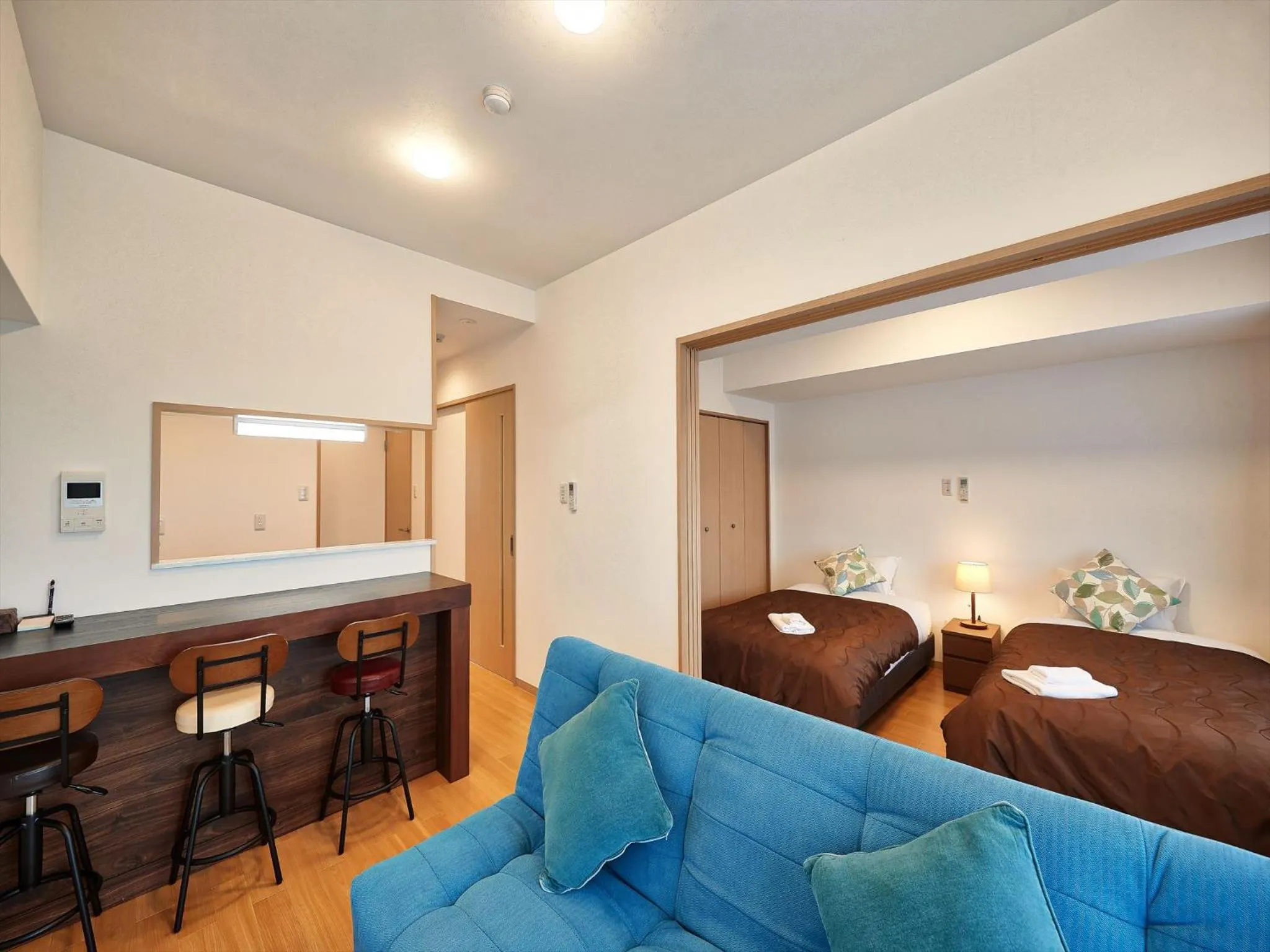Living room in M´s Stay Okinawa