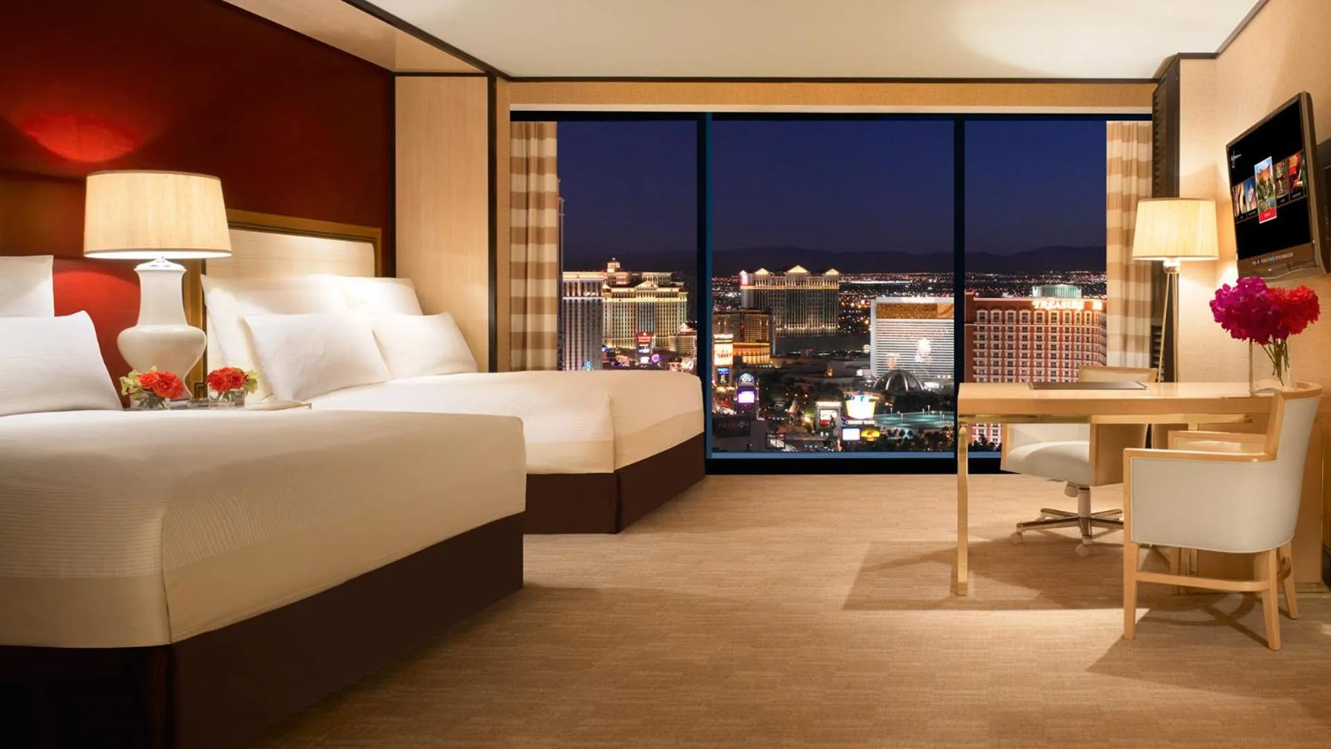 Bed in Encore at Wynn Las Vegas