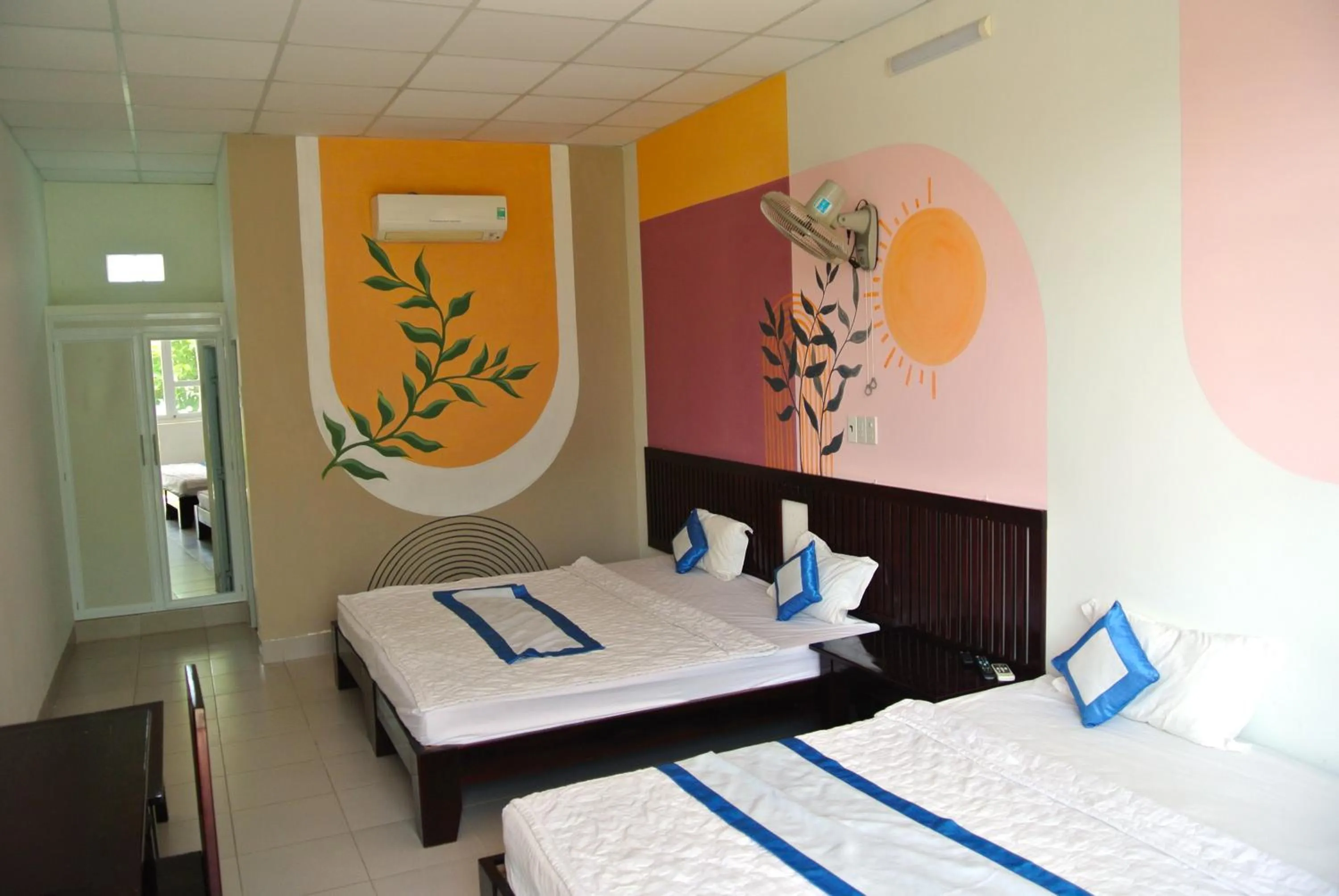 Bed in Đồi Dừa Homestay