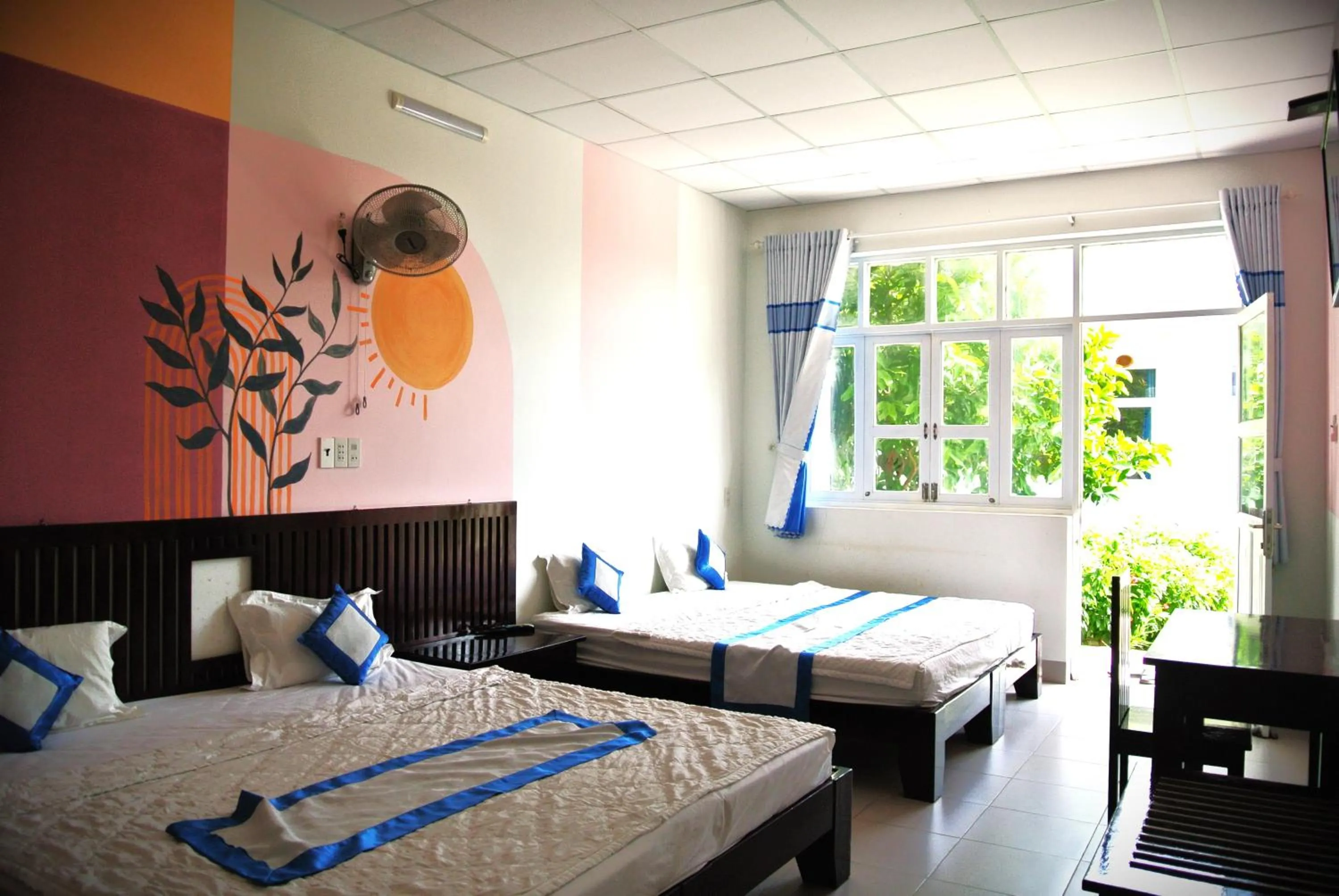 Bed in Đồi Dừa Homestay