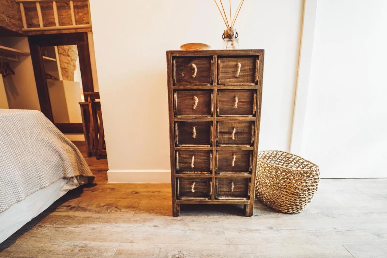 Bed in Trullo Syrah-Trulli Antì Charme & Relax