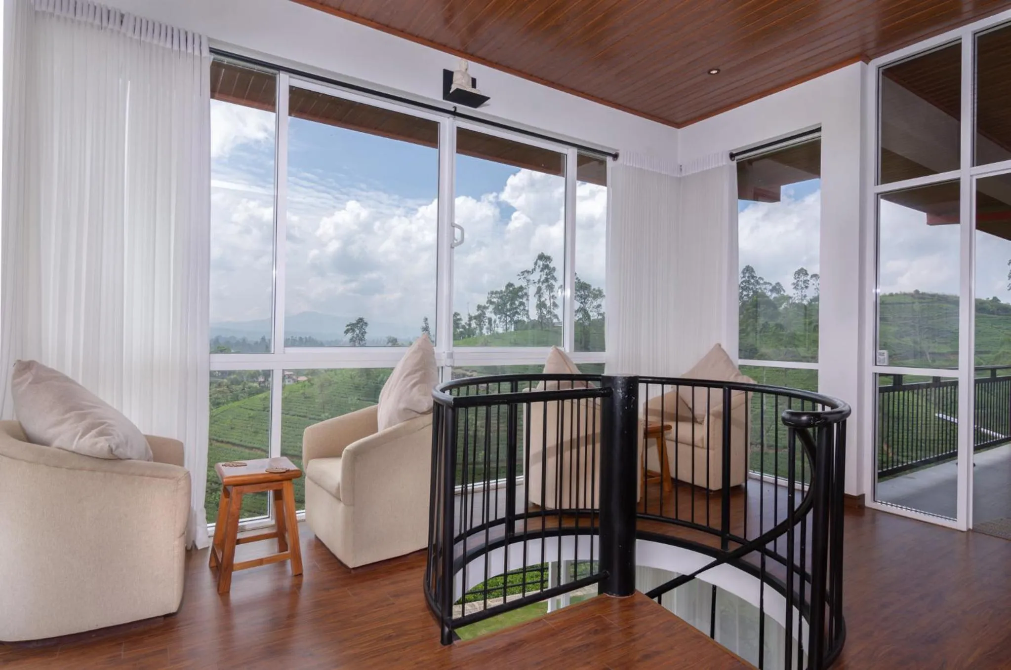 Seating area in Harrington Heritage