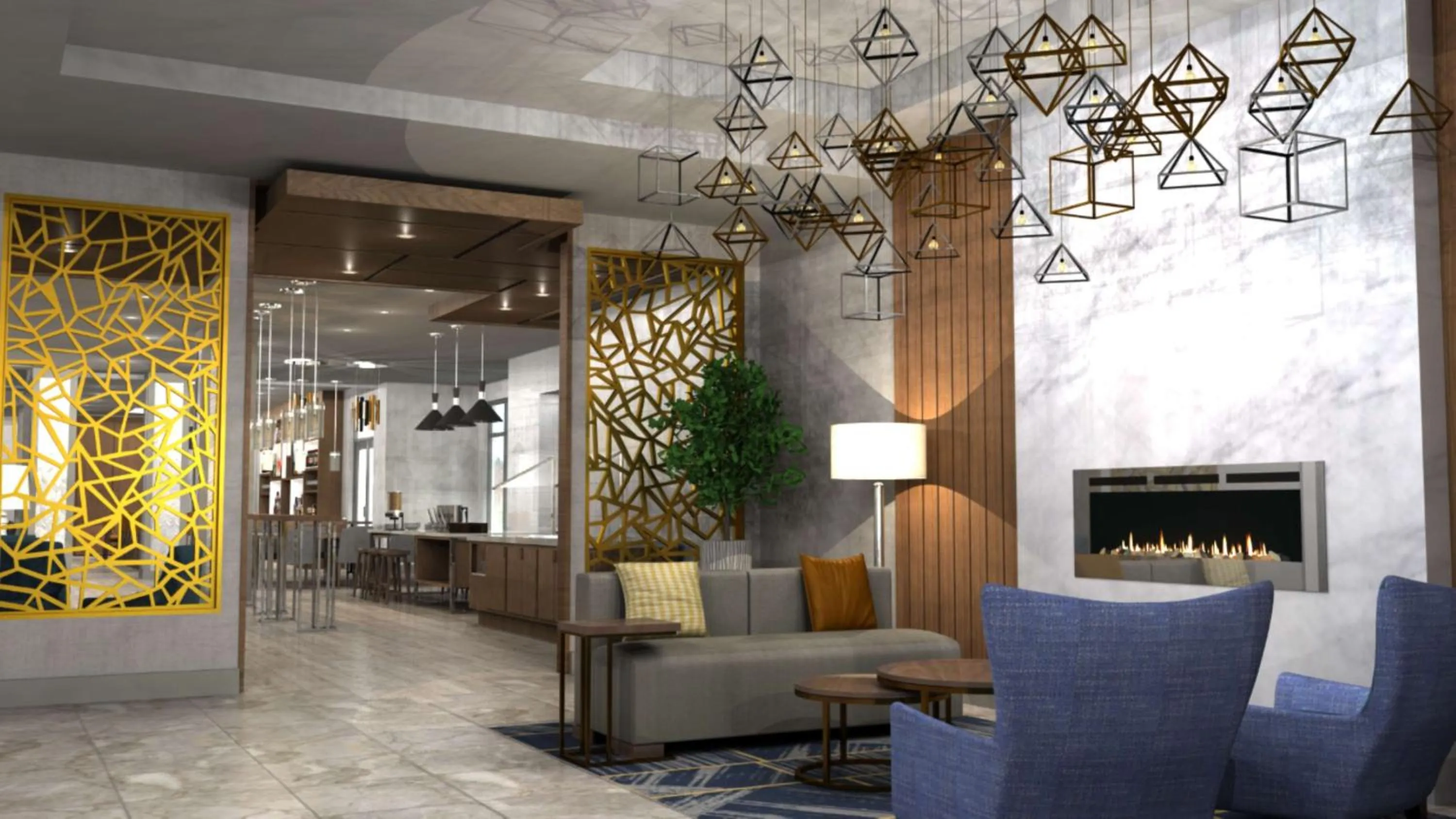 Lobby or reception in Hilton Garden Inn Wilsonville Portland