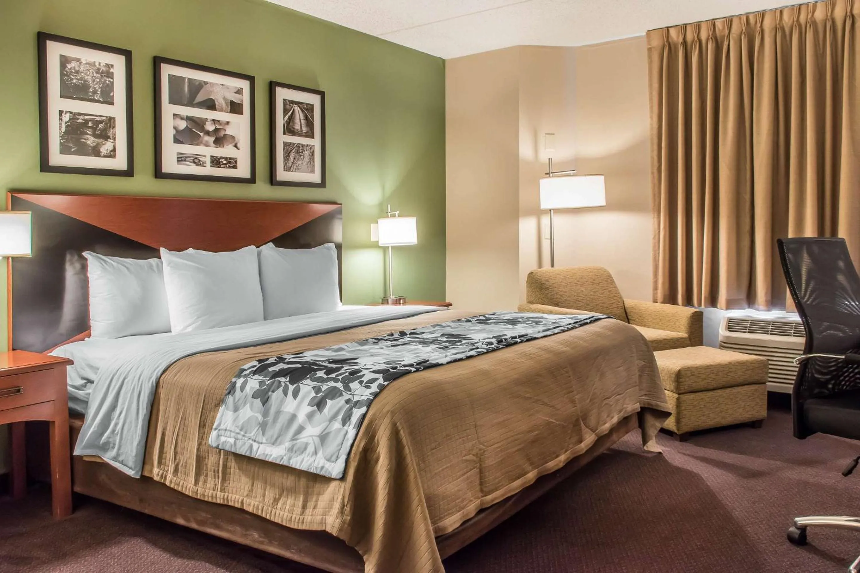 Bedroom, Bed in Sleep Inn & Suites of Lancaster County