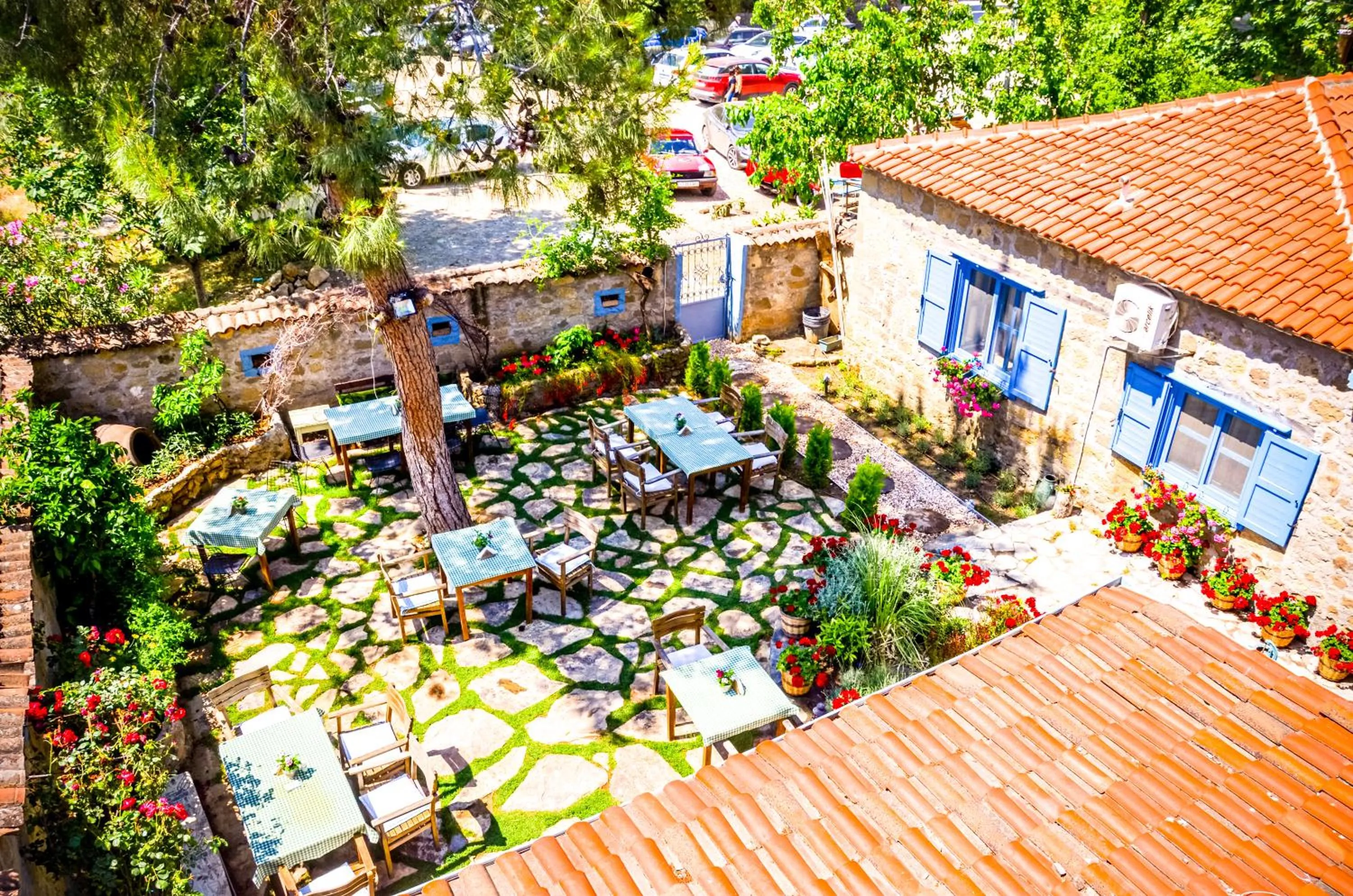 Bird's eye view in Adatepe Otel