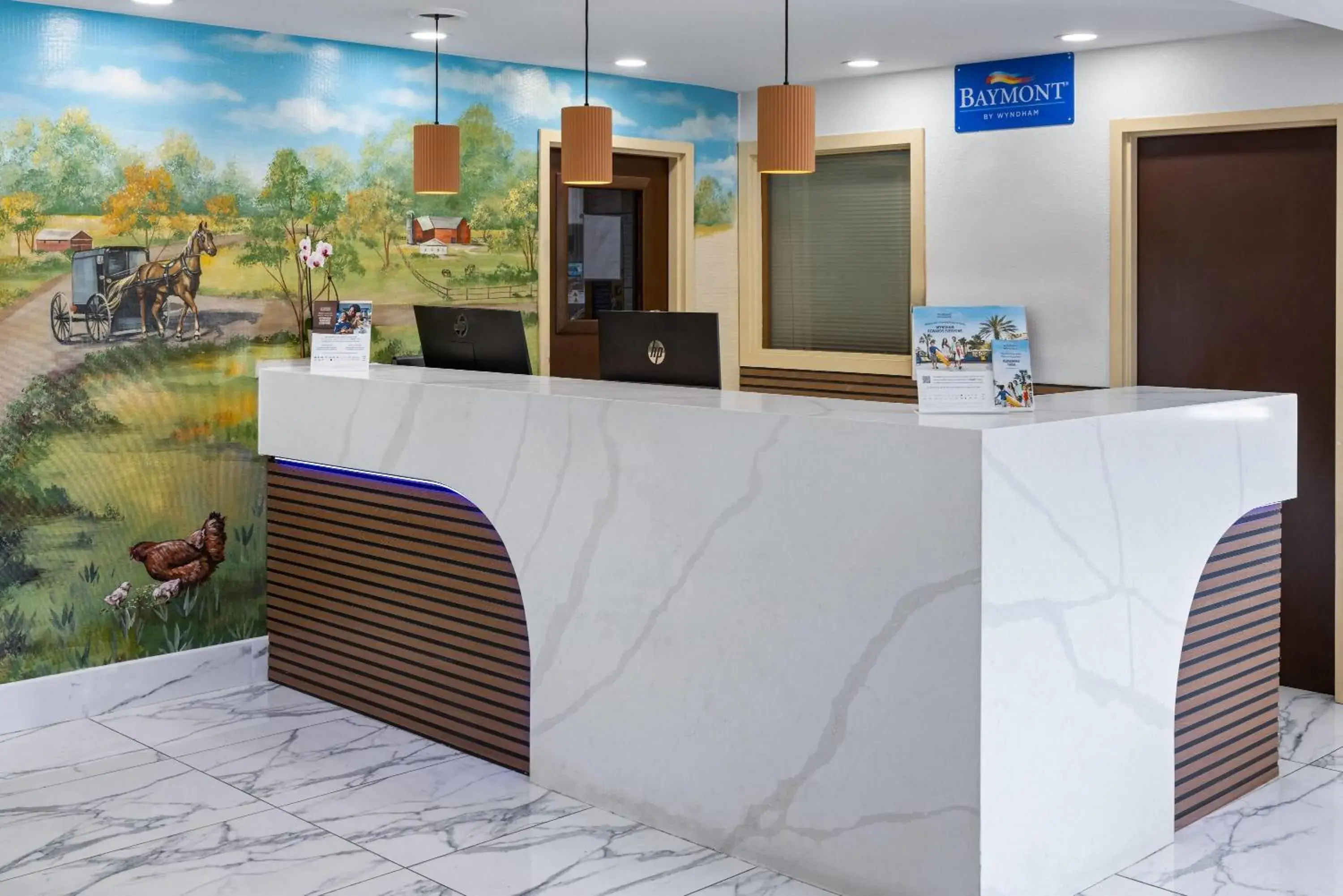 Lobby or reception in Baymont by Wyndham Lancaster PA Dutch Country Lobby or reception in Baymont by Wyndham Lancaster PA Dutch Country