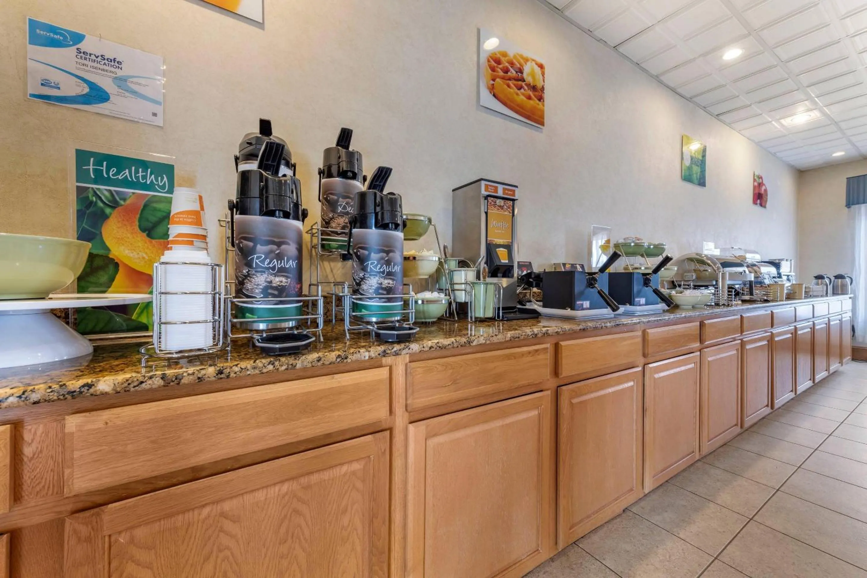 Breakfast in Quality Inn Selinsgrove