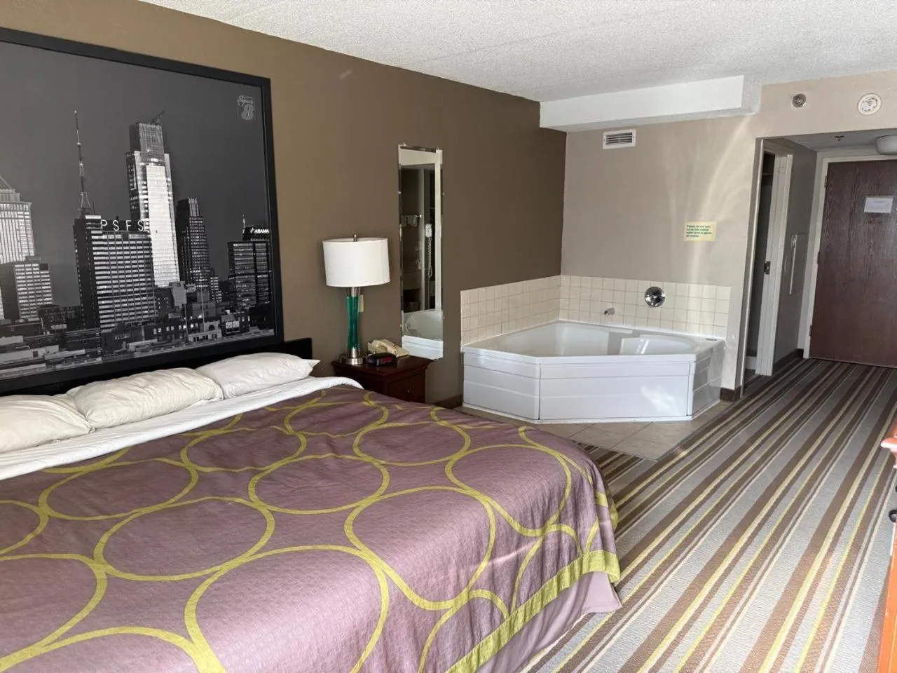 Bed in Super 8 by Wyndham Chambersburg I-81