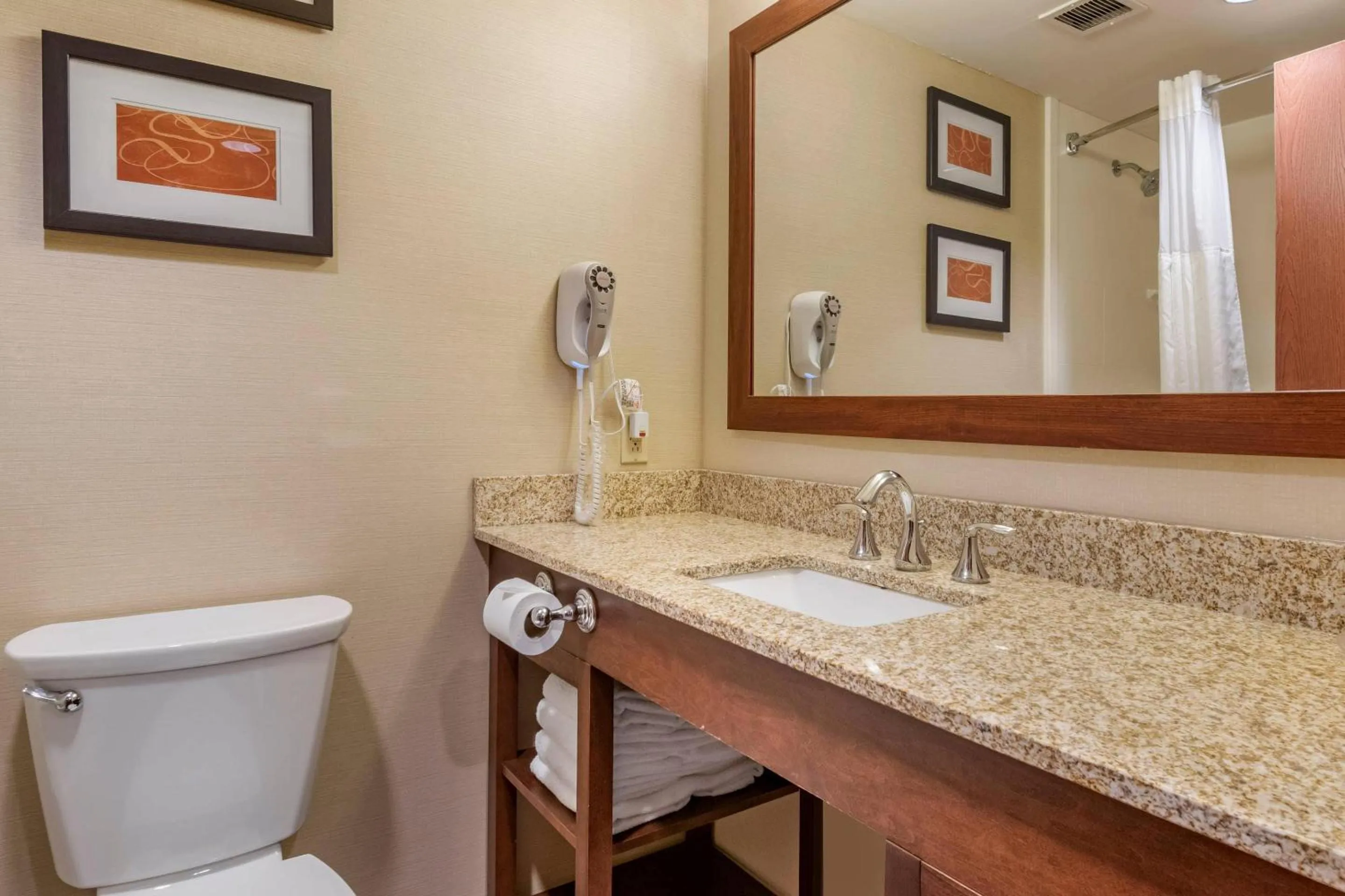 Bedroom in Comfort Suites Downtown Carlisle