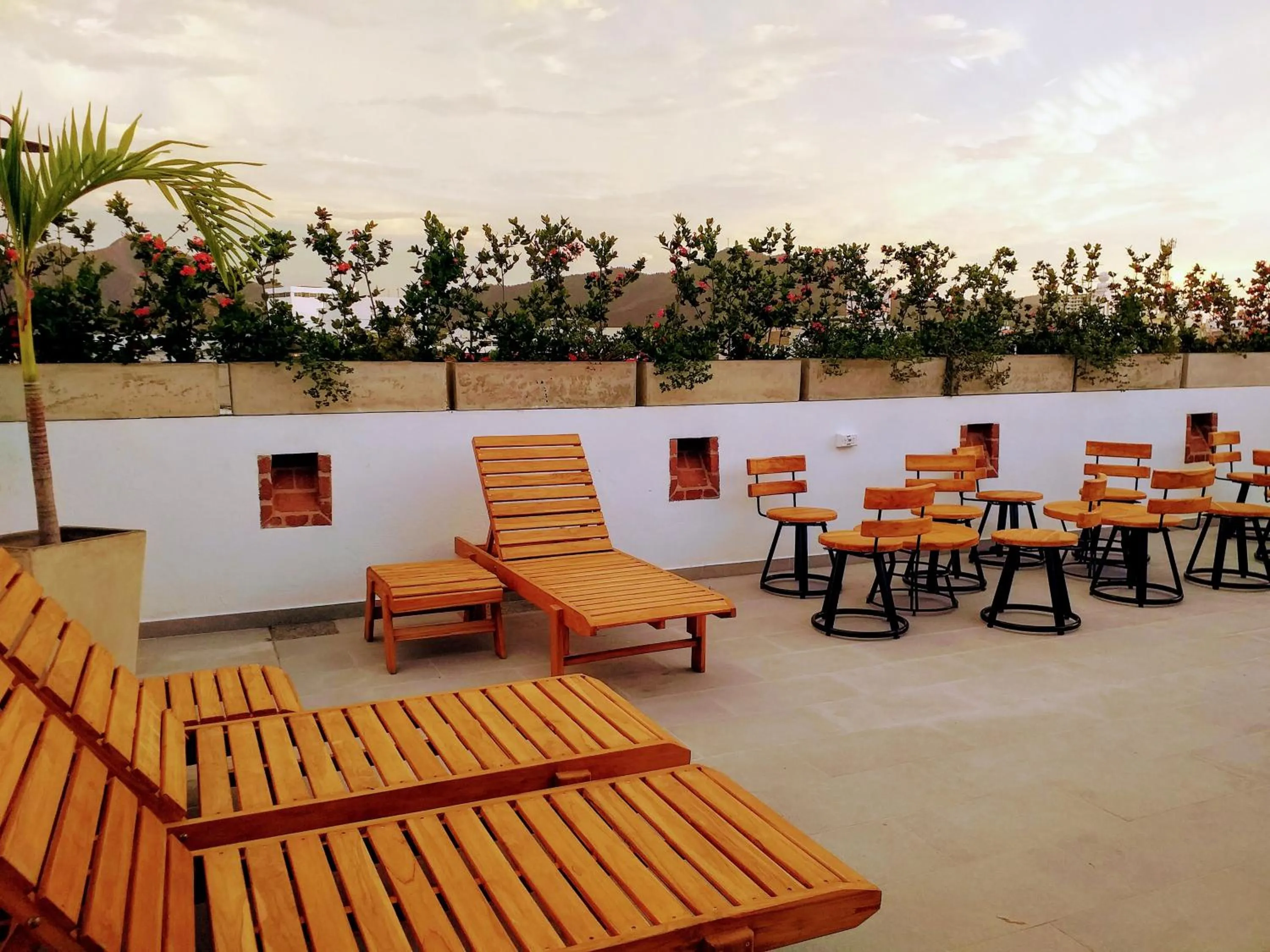 Patio in Akuamarina Hotel