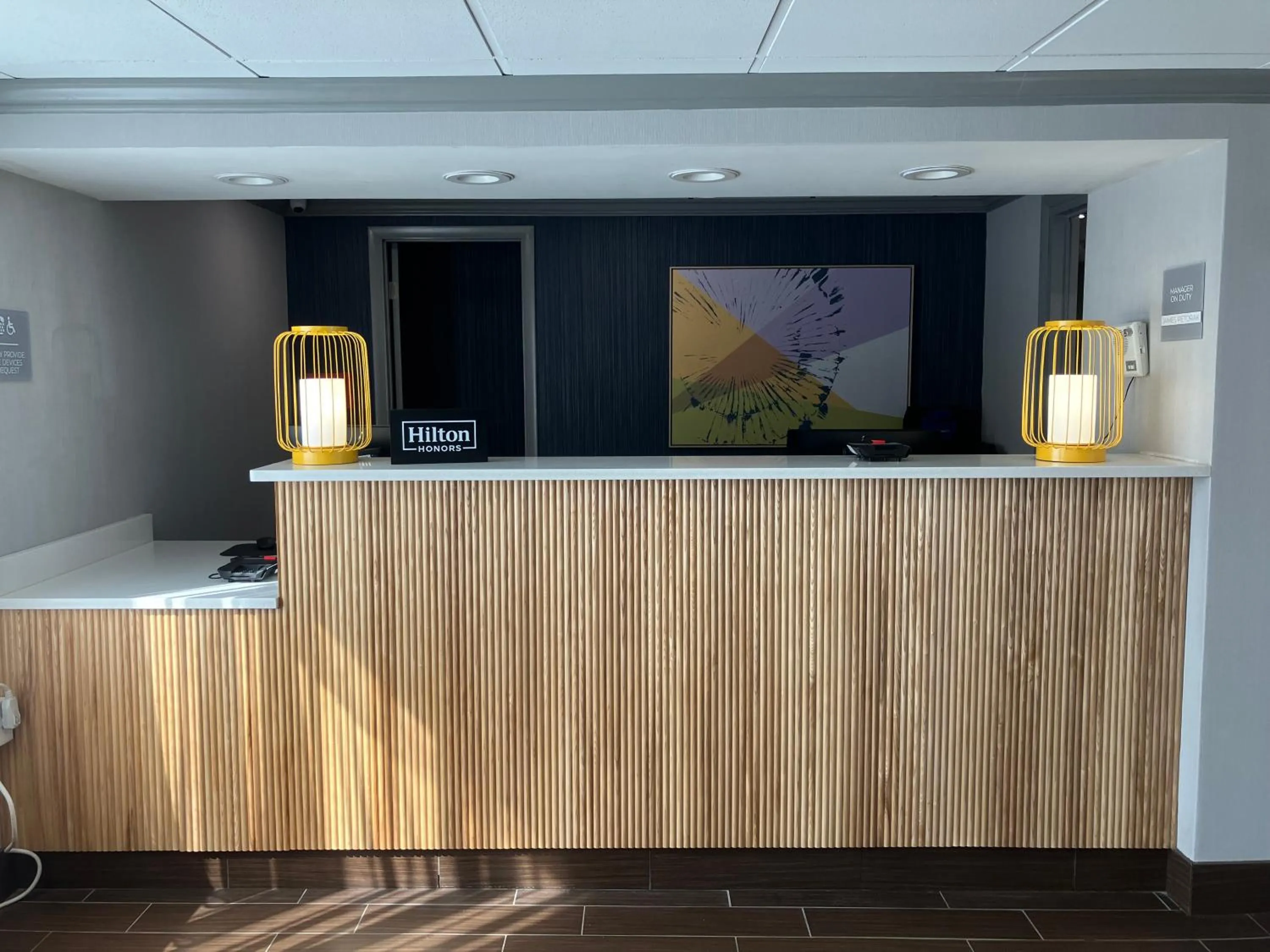 Lobby or reception in Spark by Hilton Clarks Summit