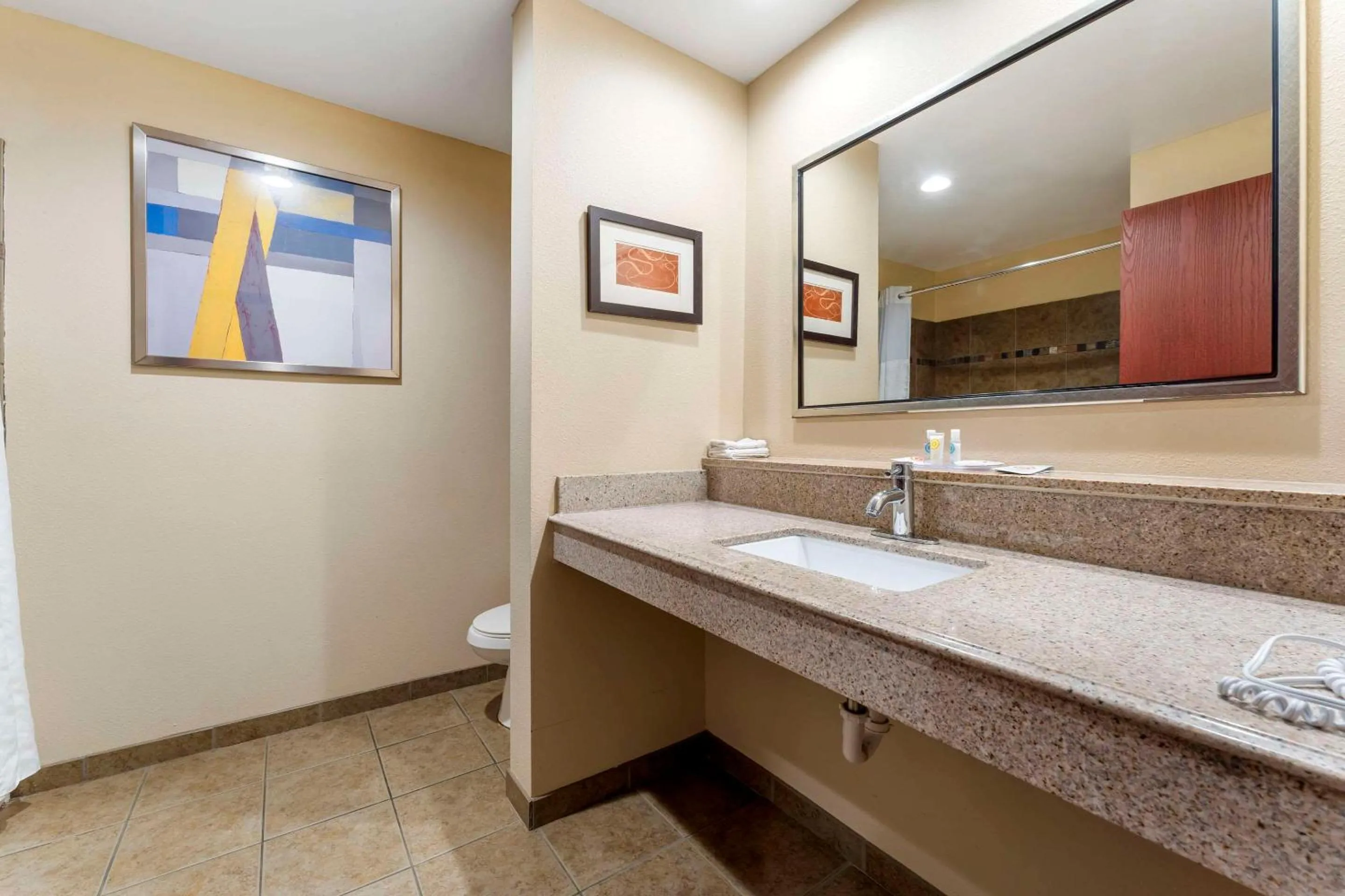 Bathroom in Comfort Suites Monaca