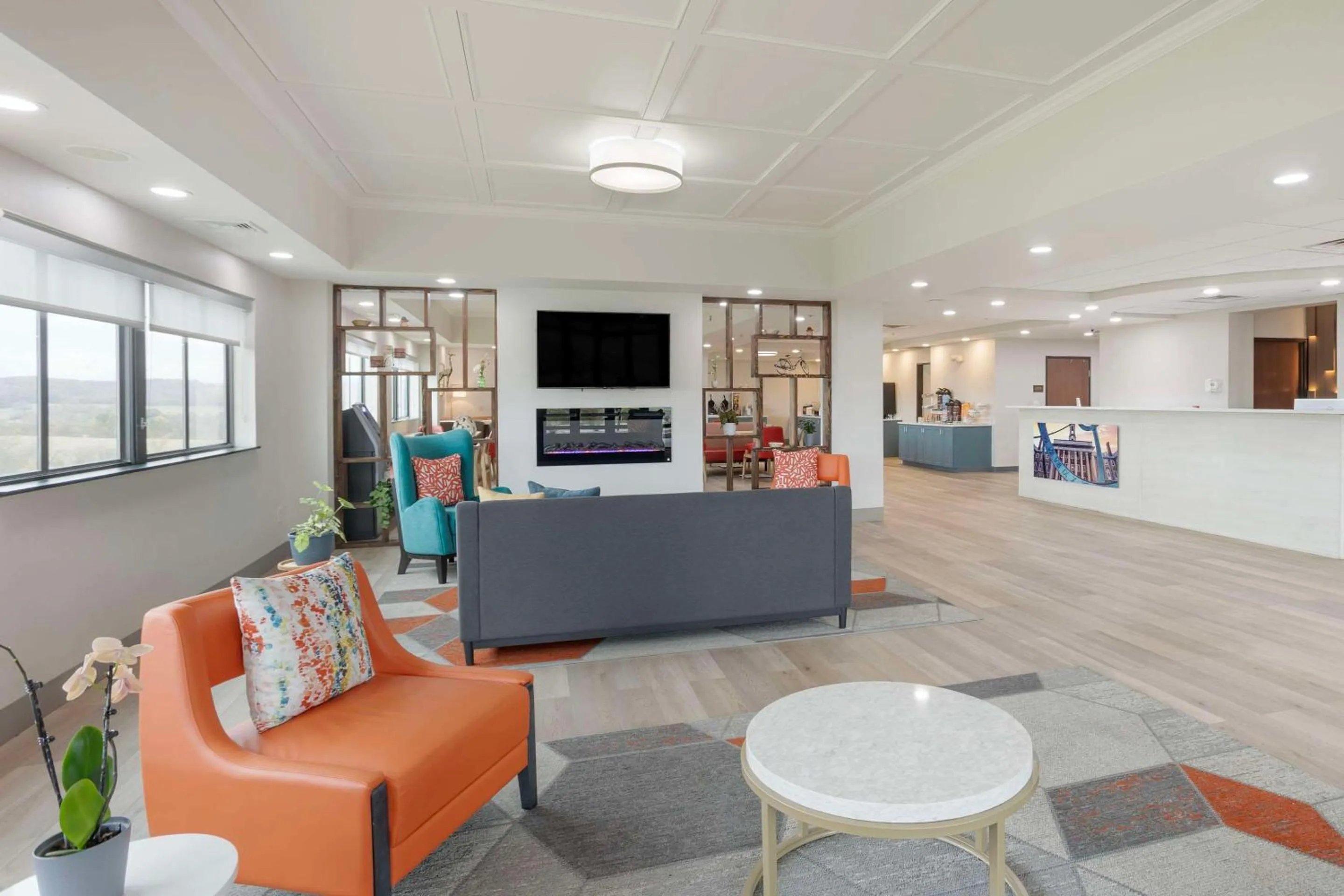 Lobby or reception in Comfort Suites