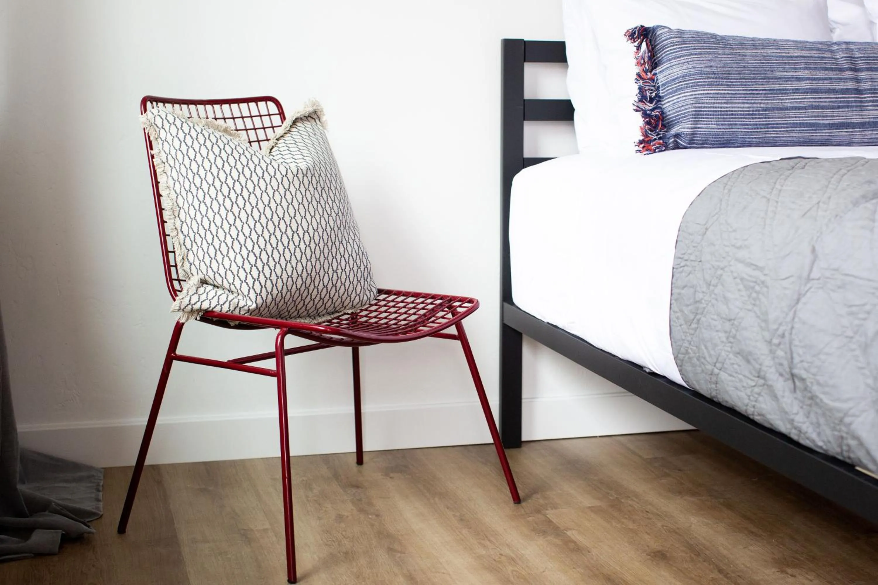 Decorative detail, Bed in Spoke and Vine Motel