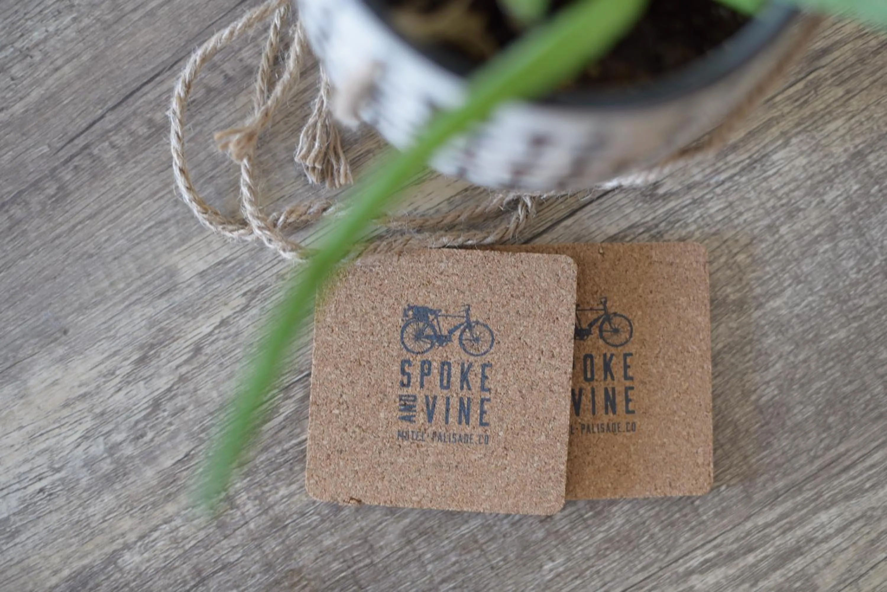 Decorative detail in Spoke and Vine Motel