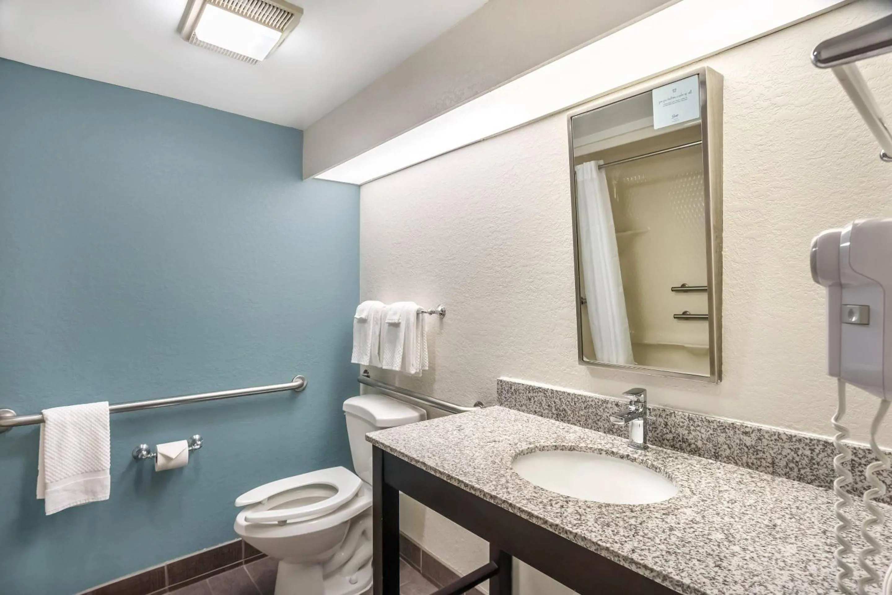 Bathroom in Sleep Inn State College near Penn State - Less than 1 Mile to PSU!