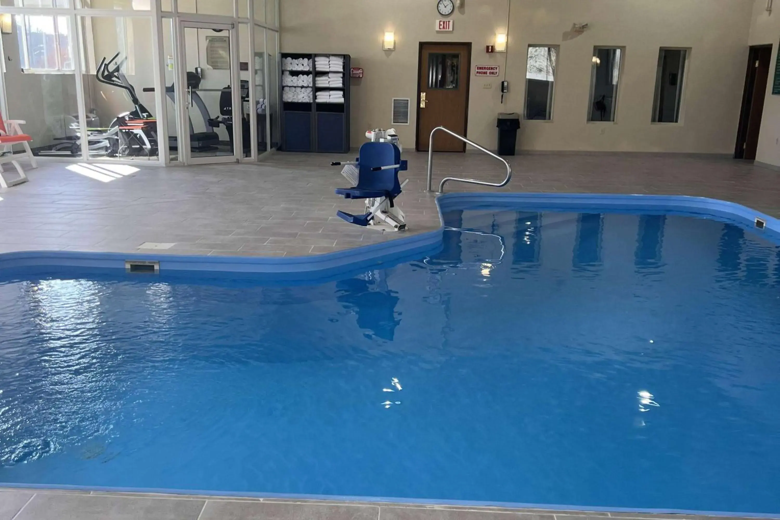 Pool view in Wingate by Wyndham Pittsburgh New Stanton Pool view in Wingate by Wyndham Pittsburgh New Stanton