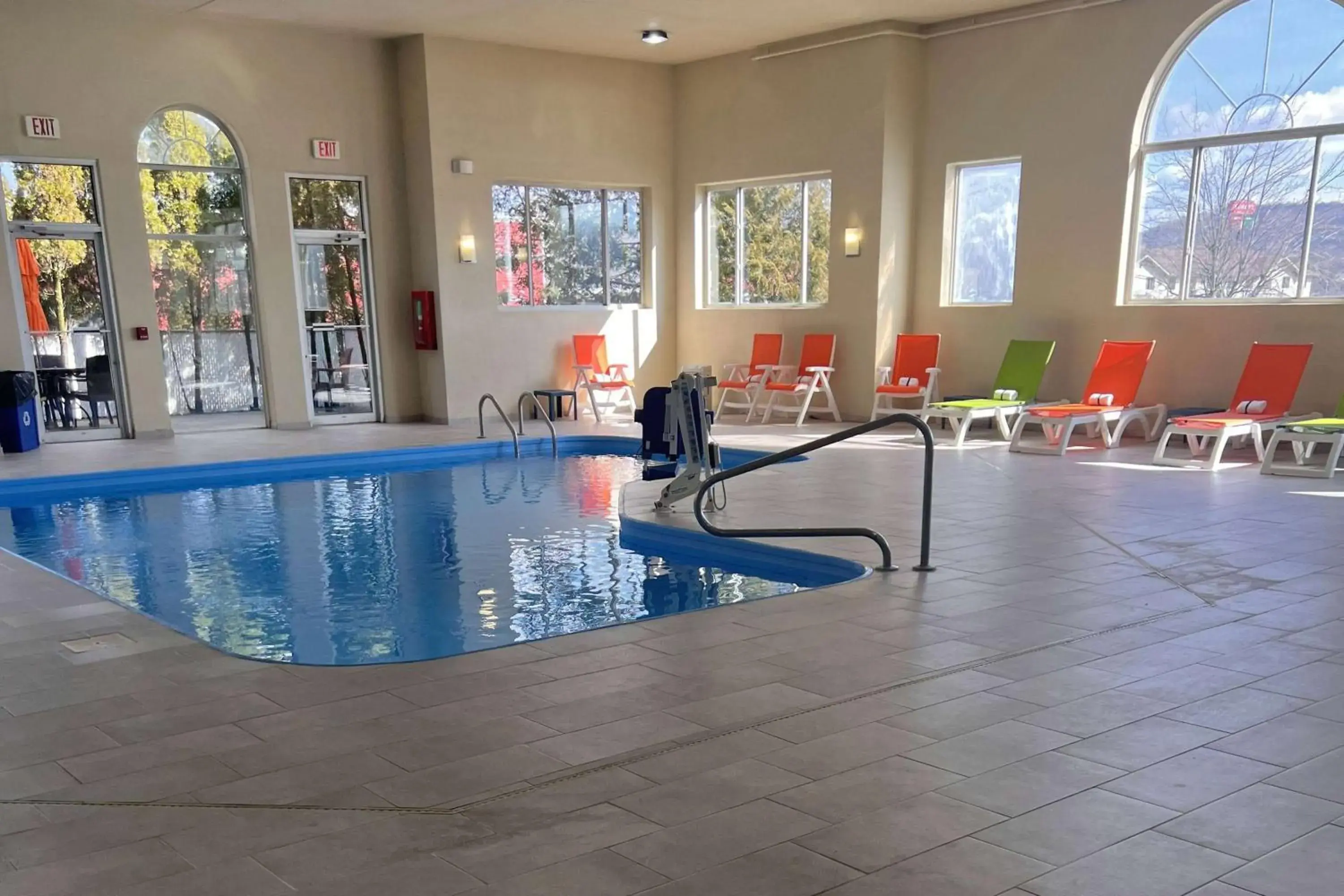 Pool view in Wingate by Wyndham Pittsburgh New Stanton Pool view in Wingate by Wyndham Pittsburgh New Stanton