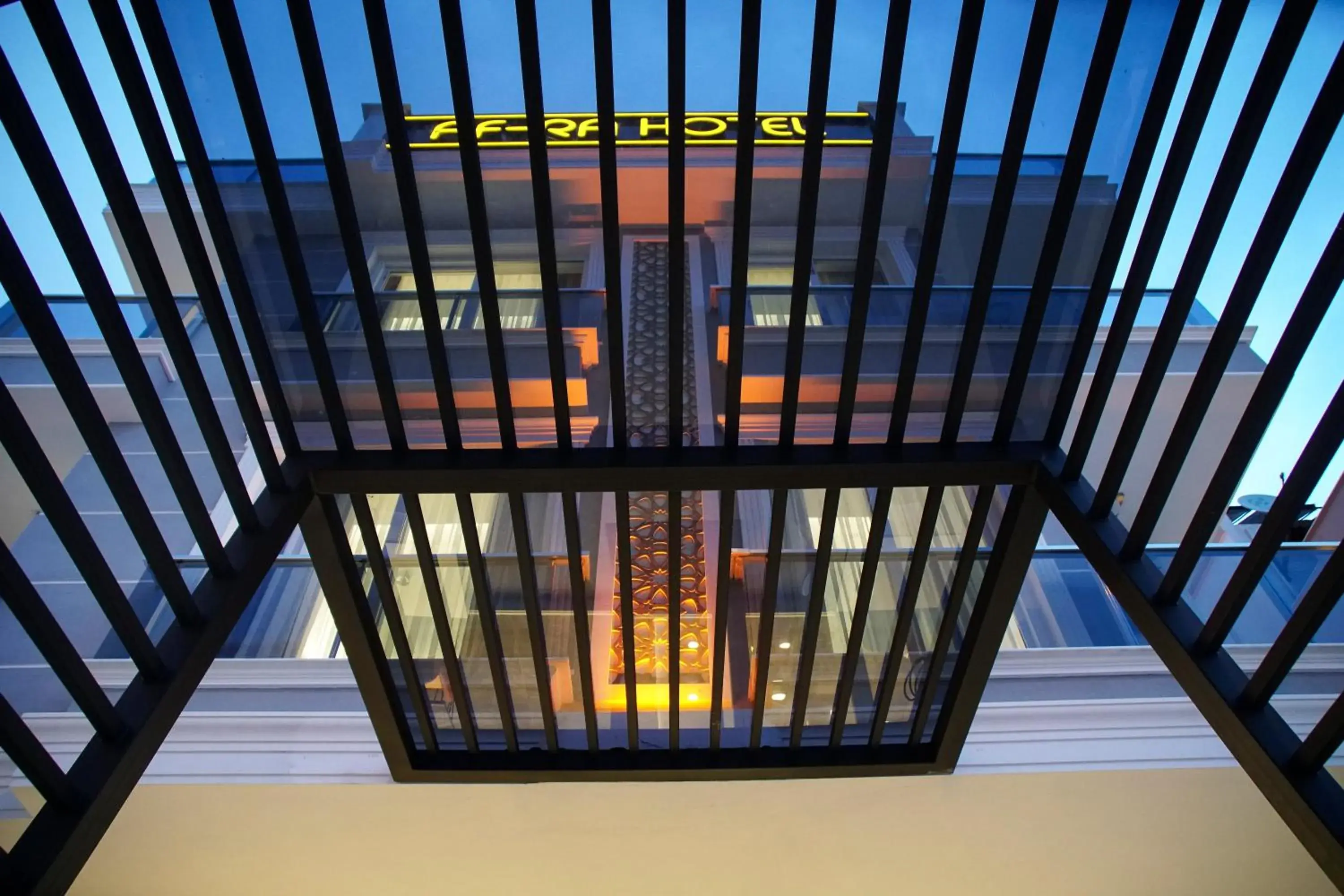 Facade/entrance in AF-RA Hotel Facade/entrance in AF-RA Hotel