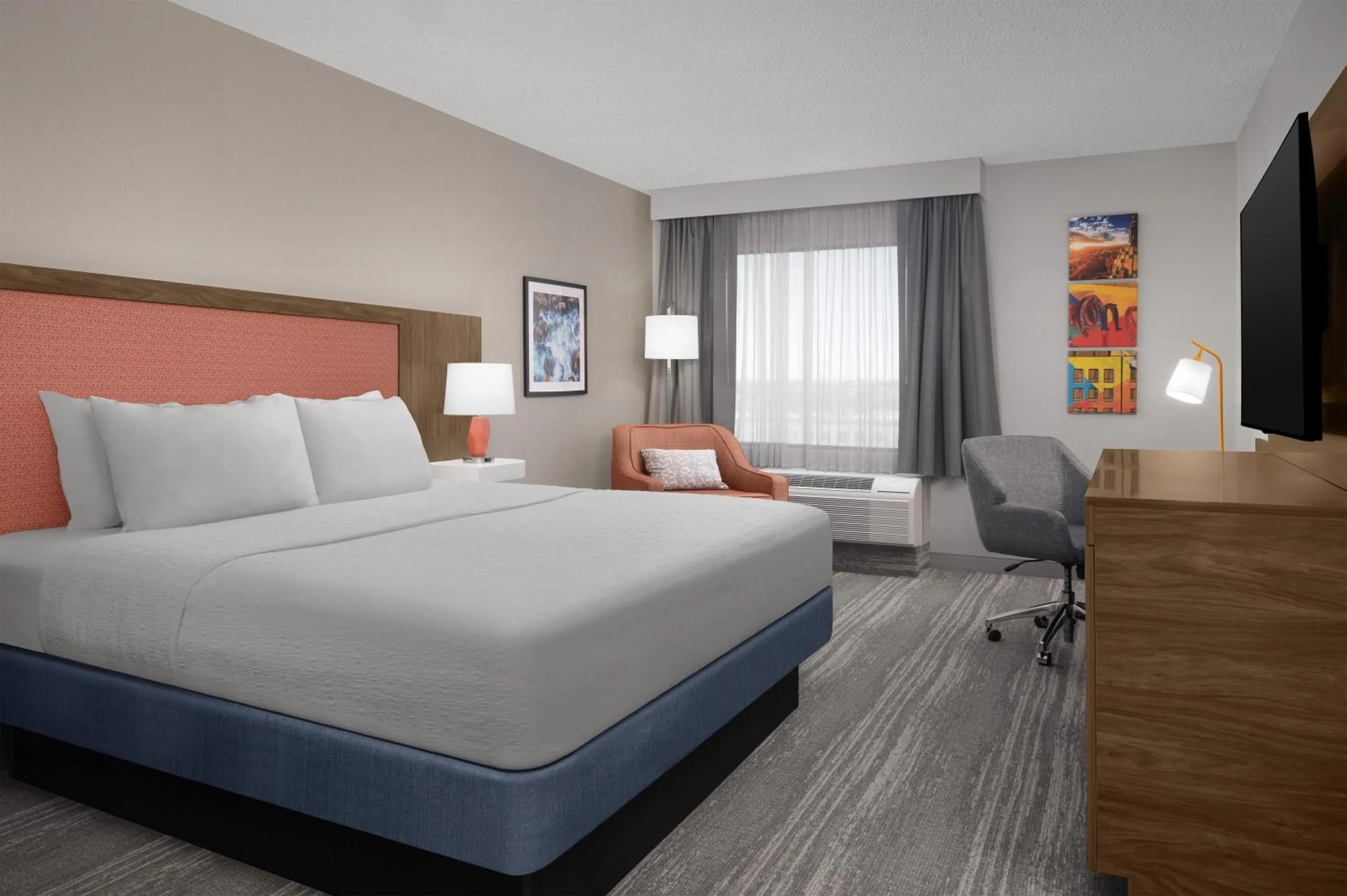 Bed in Hampton Inn & Suites Denver-Cherry Creek