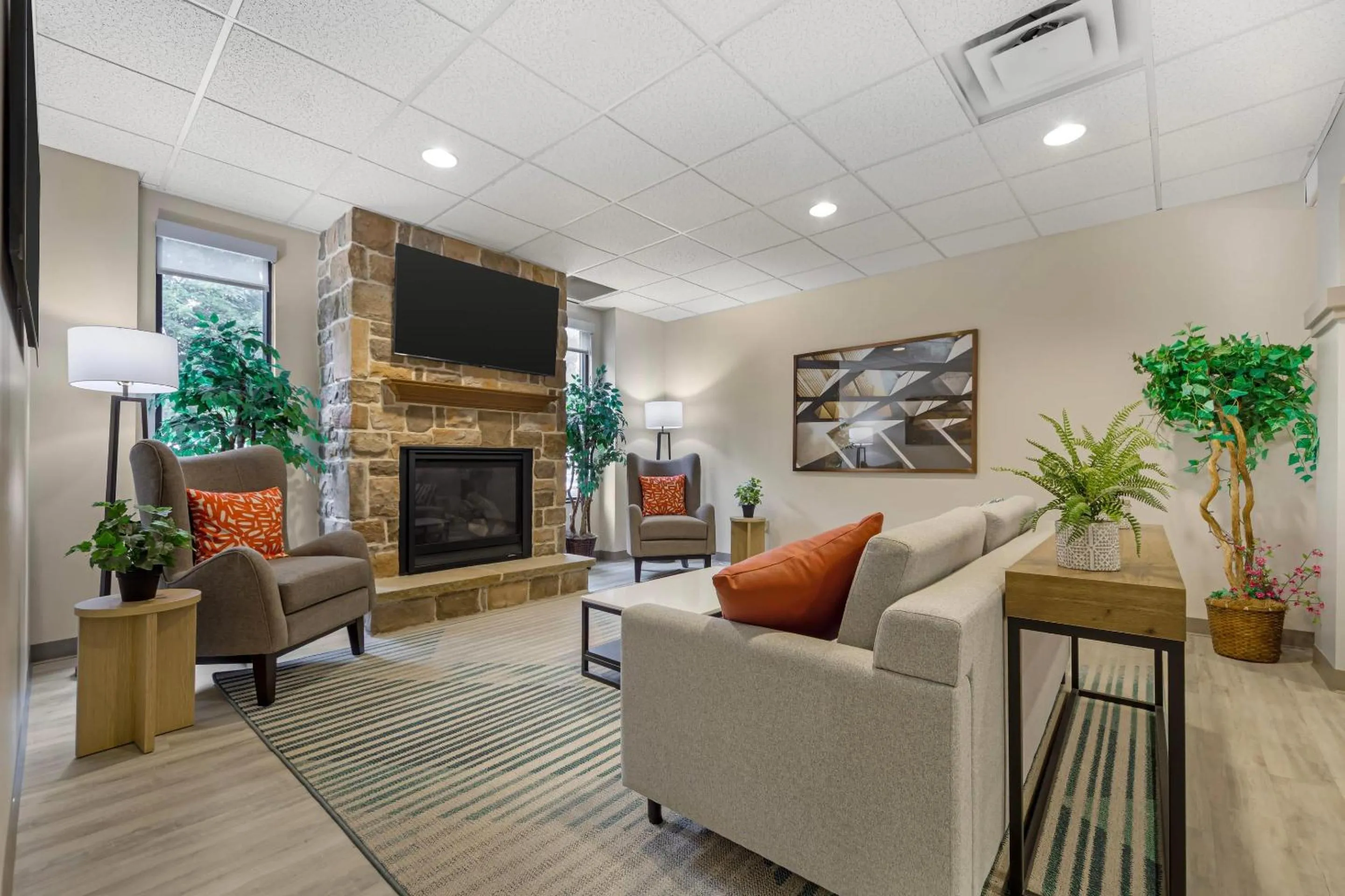Lobby or reception in Comfort Suites Lewisburg