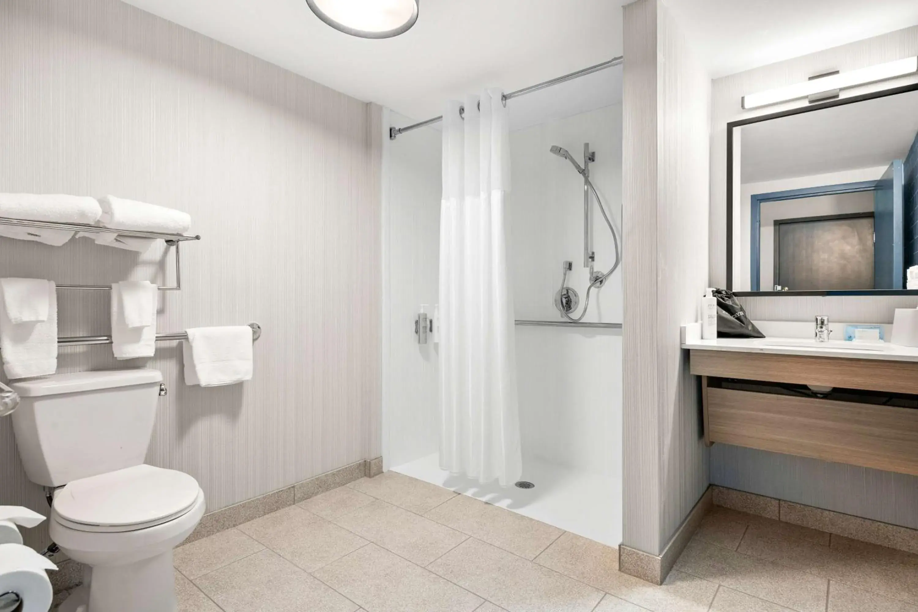 Bathroom in Spark By Hilton Exton Bathroom in Spark By Hilton Exton