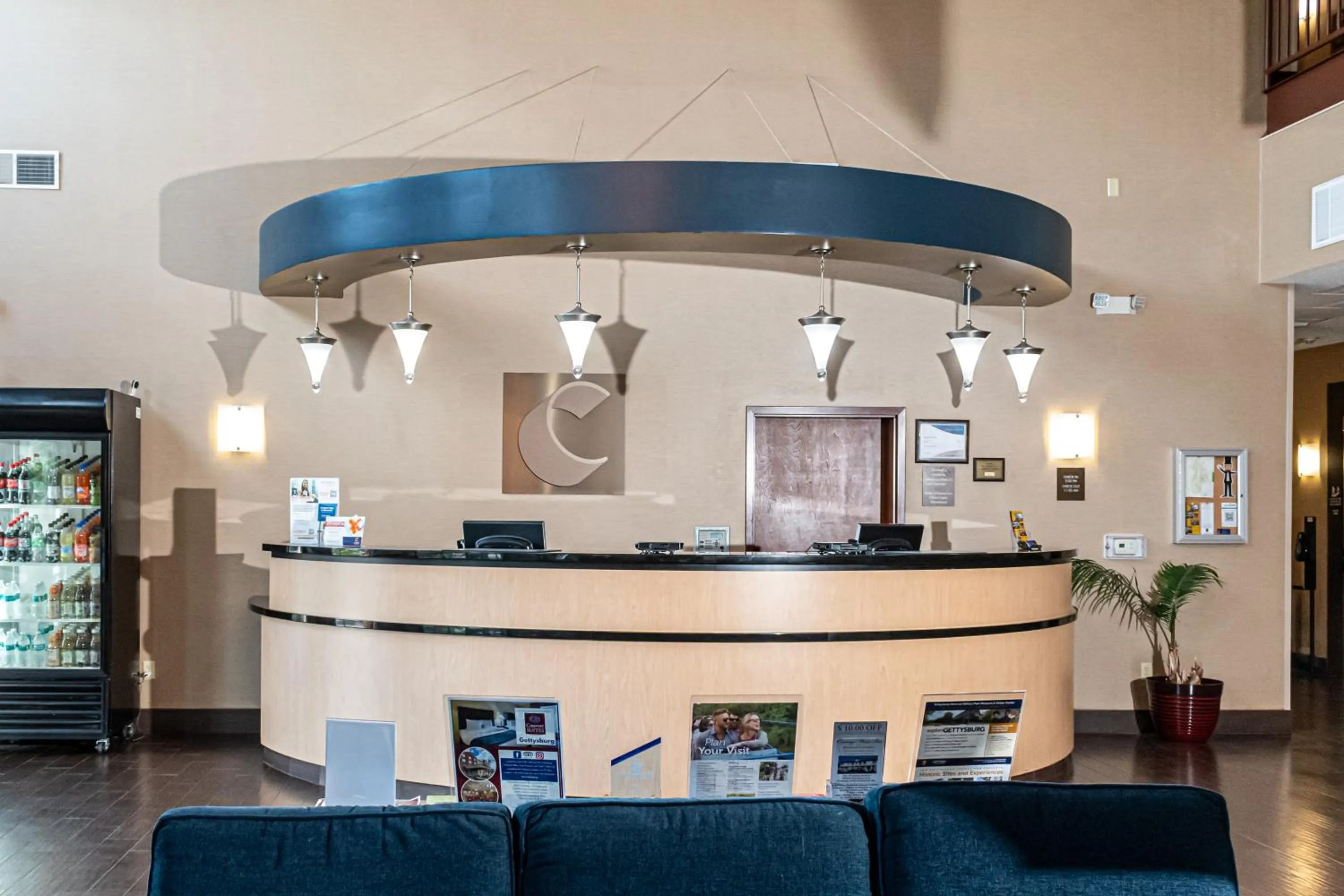 Lobby or reception in Comfort Suites Near Gettysburg Battlefield Visitor Center