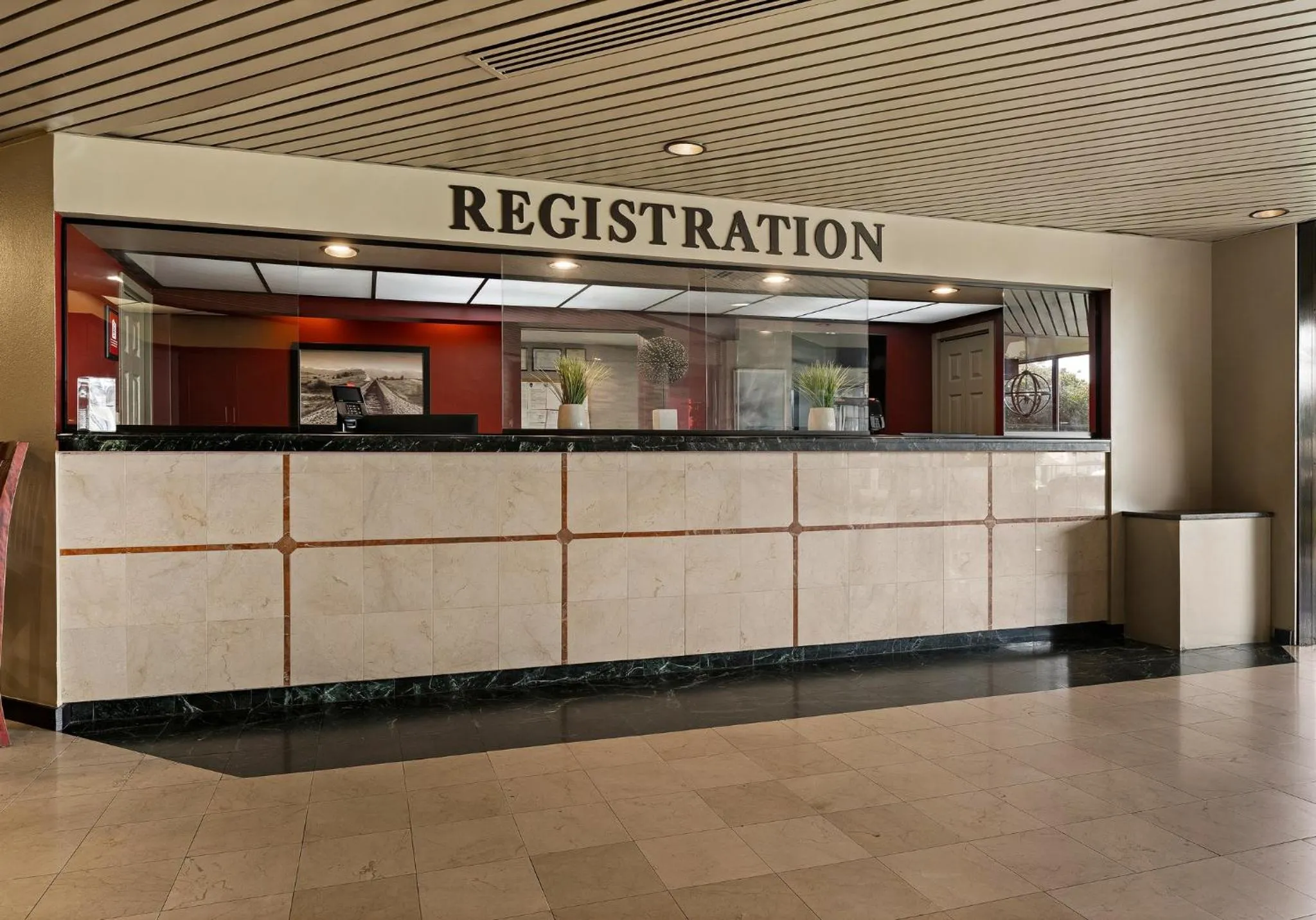 Lobby or reception in Red Roof Inn Reading