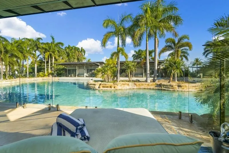 Pool view in Mindil Beach Casino Resort