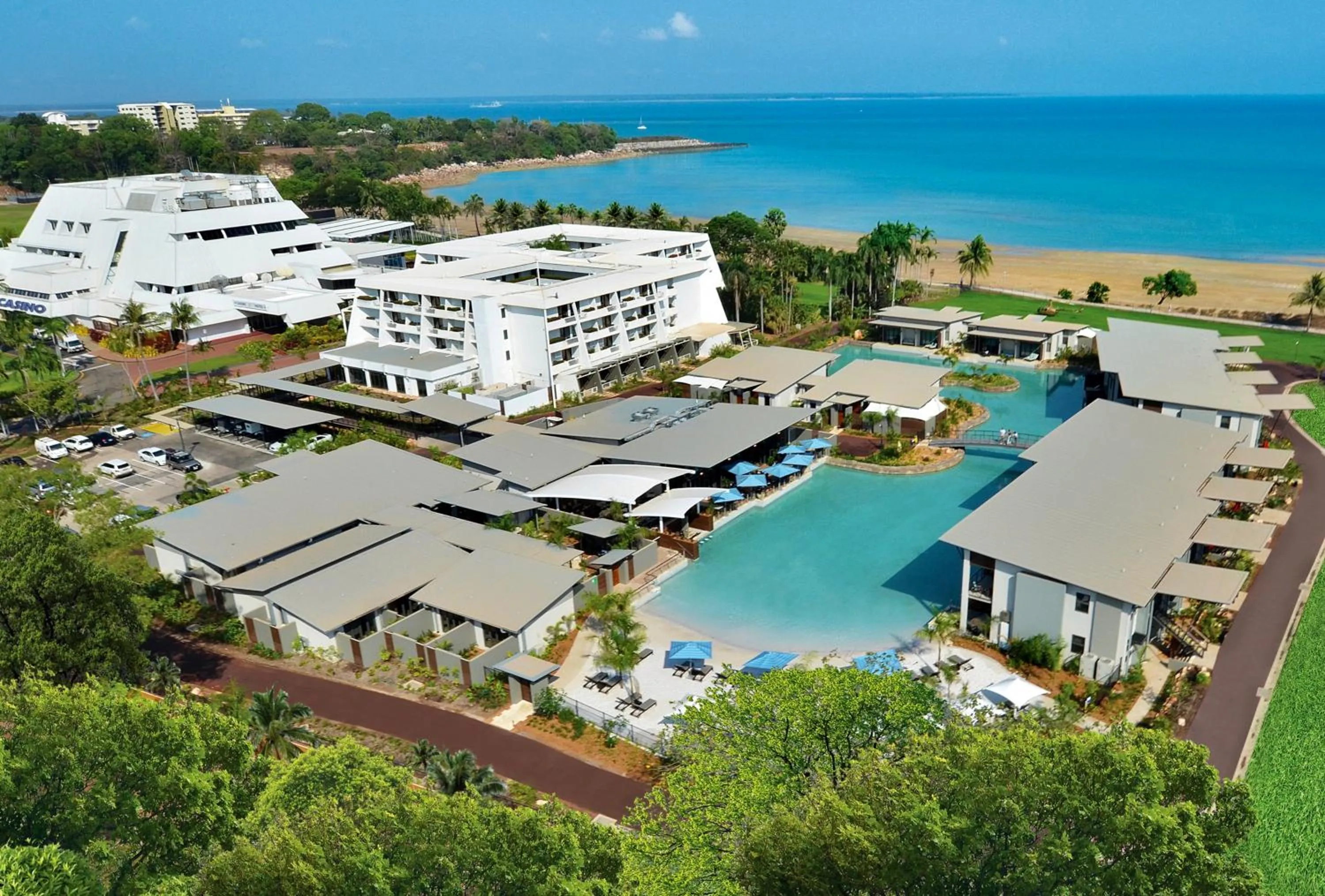 Property building in Mindil Beach Casino Resort