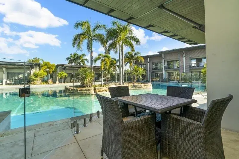 Pool view in Mindil Beach Casino Resort Pool view in Mindil Beach Casino Resort