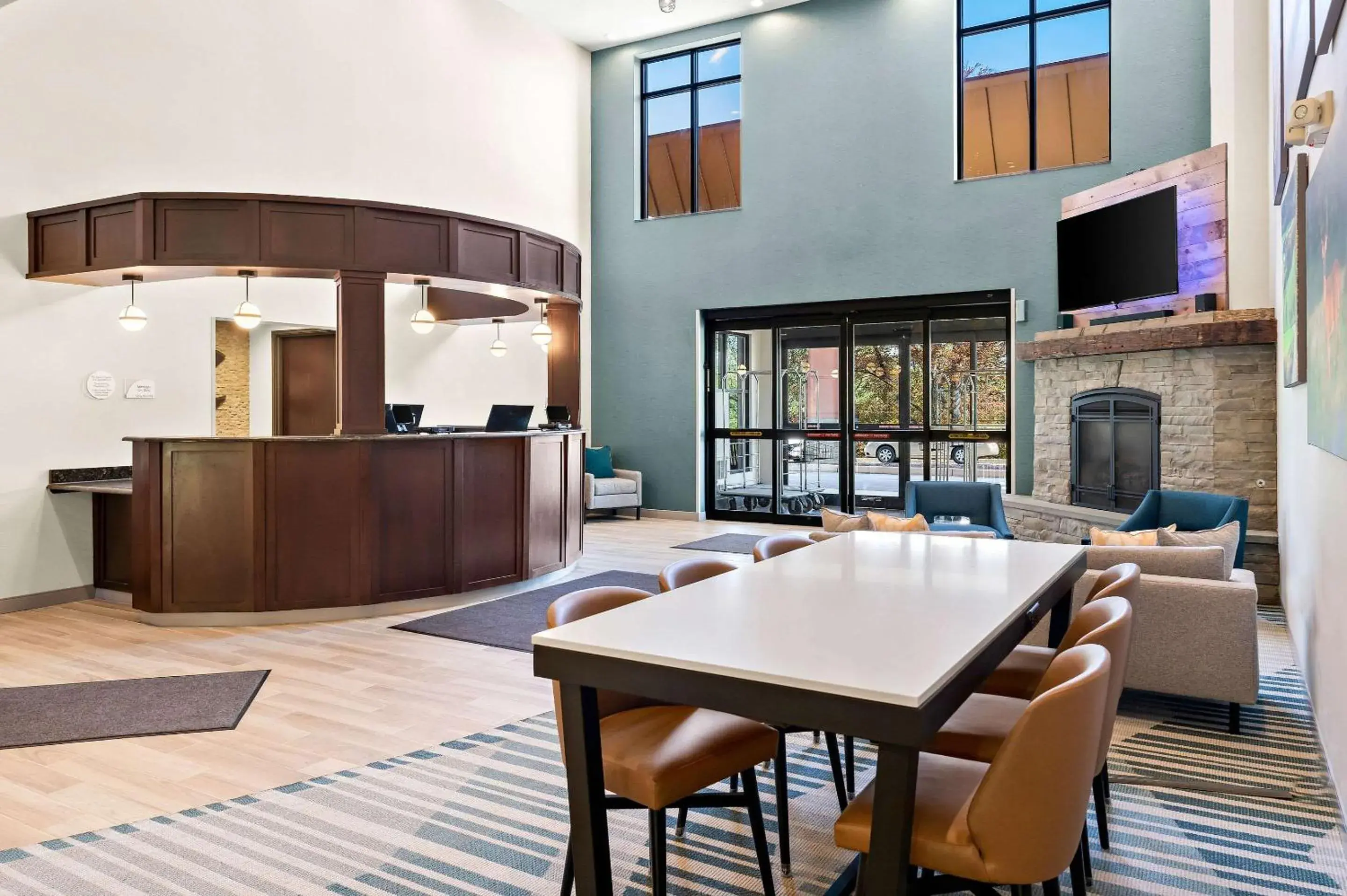 Lobby or reception in Comfort Inn & Suites Tunkhannock Lobby or reception in Comfort Inn & Suites Tunkhannock