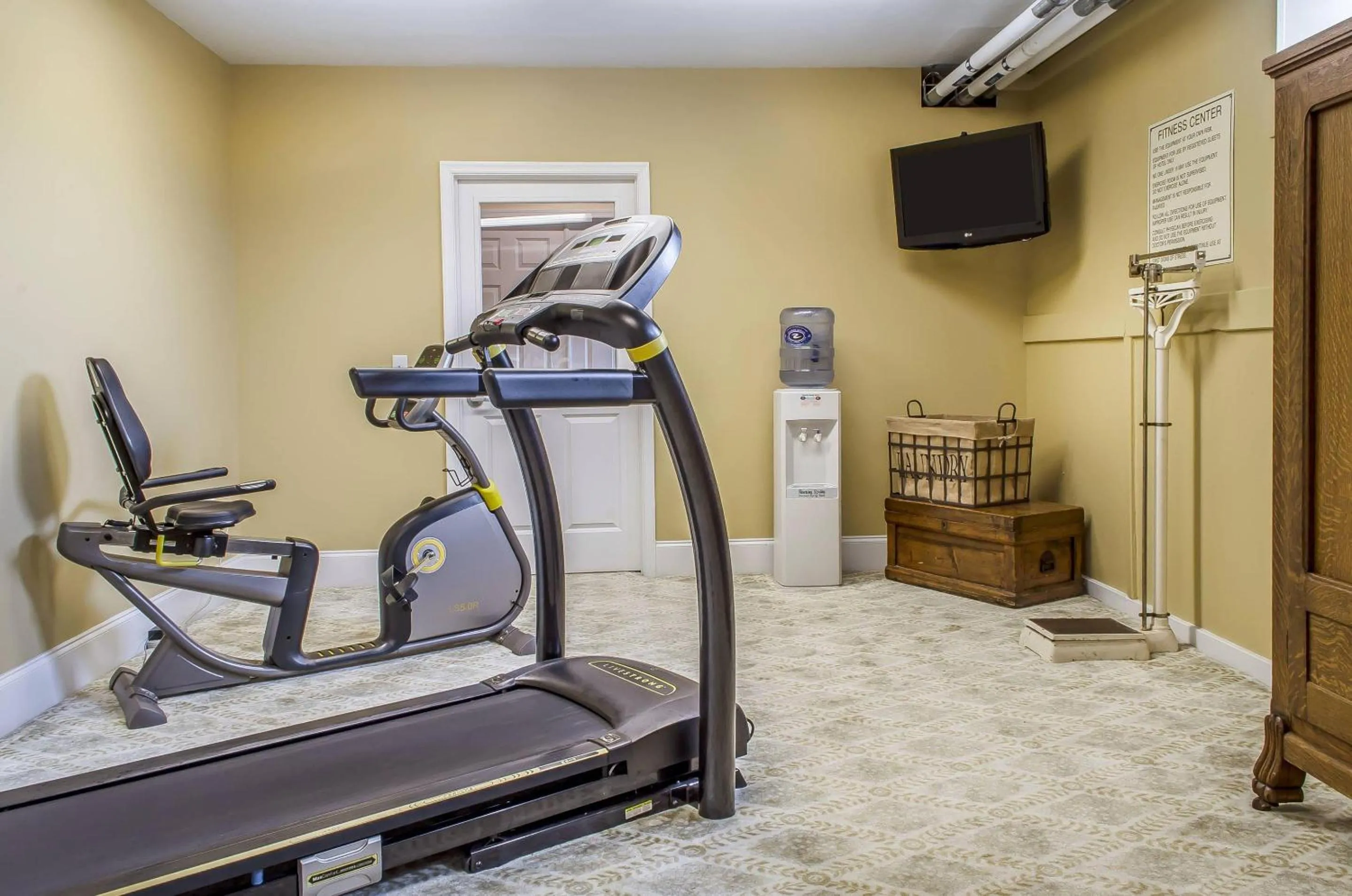 Fitness centre/facilities in The Federal Pointe Inn Gettysburg, an Ascend Collection Hotel