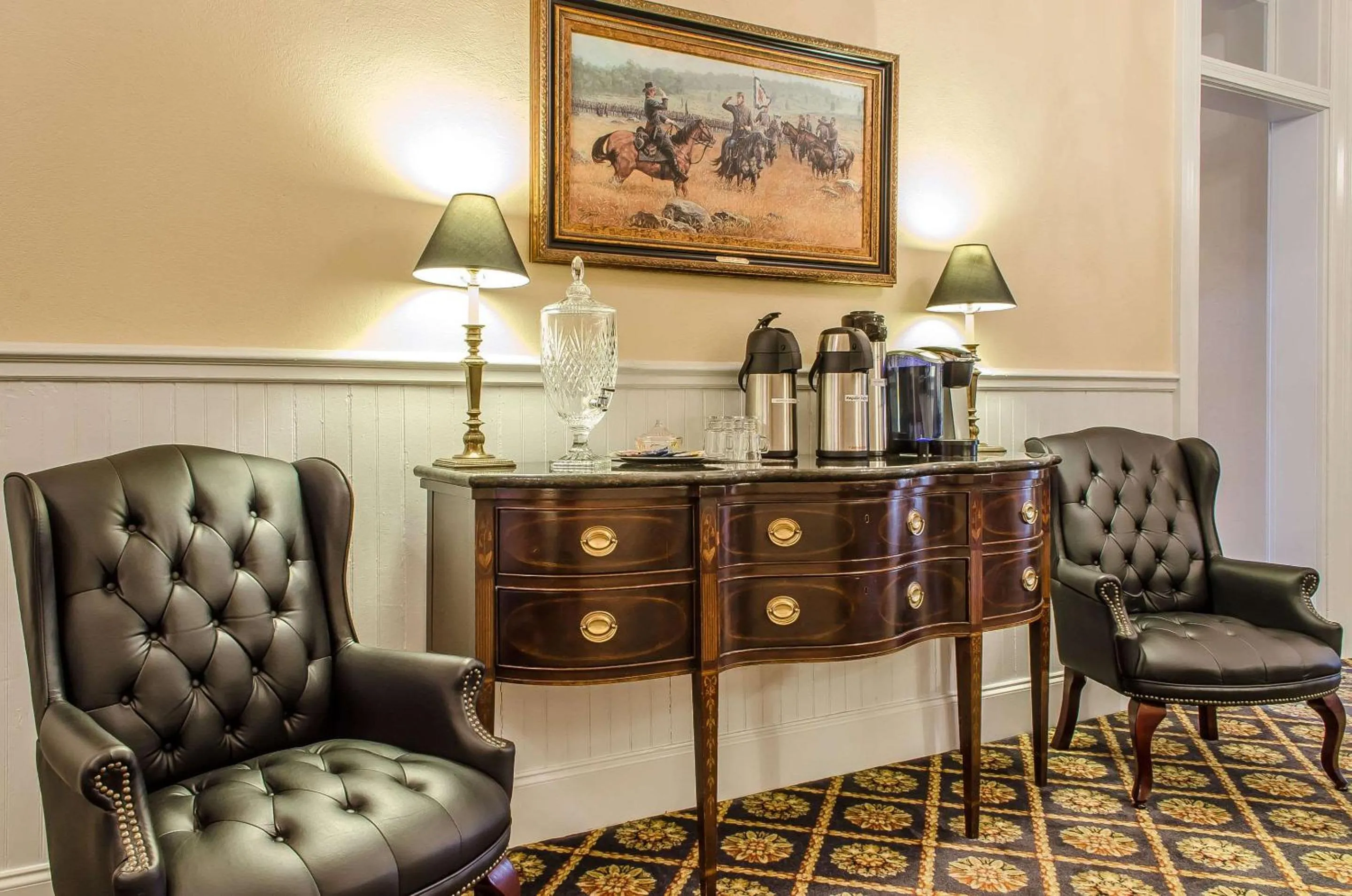 Lobby or reception in The Federal Pointe Inn Gettysburg, an Ascend Collection Hotel