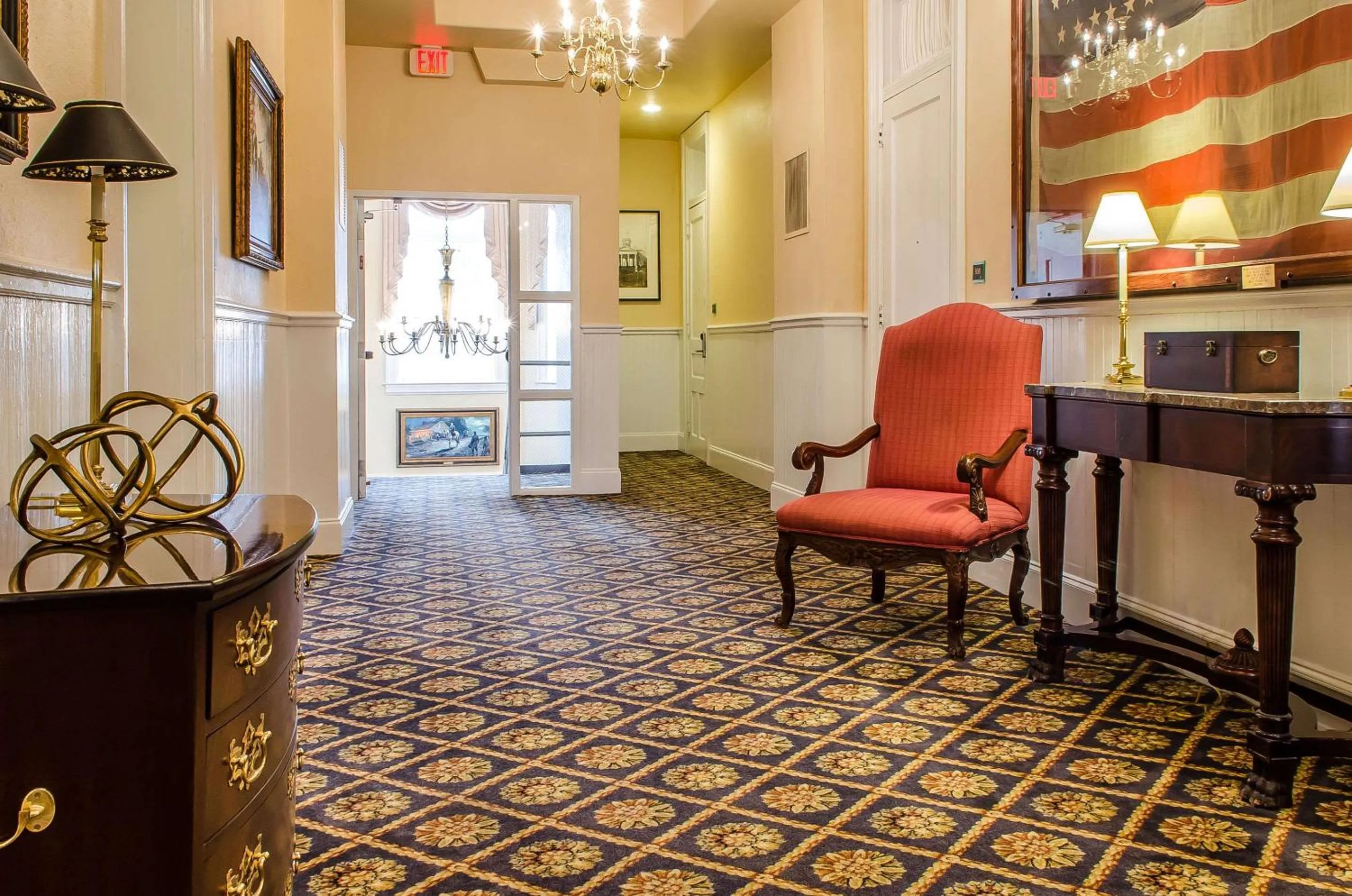 Lobby or reception in The Federal Pointe Inn Gettysburg, an Ascend Collection Hotel