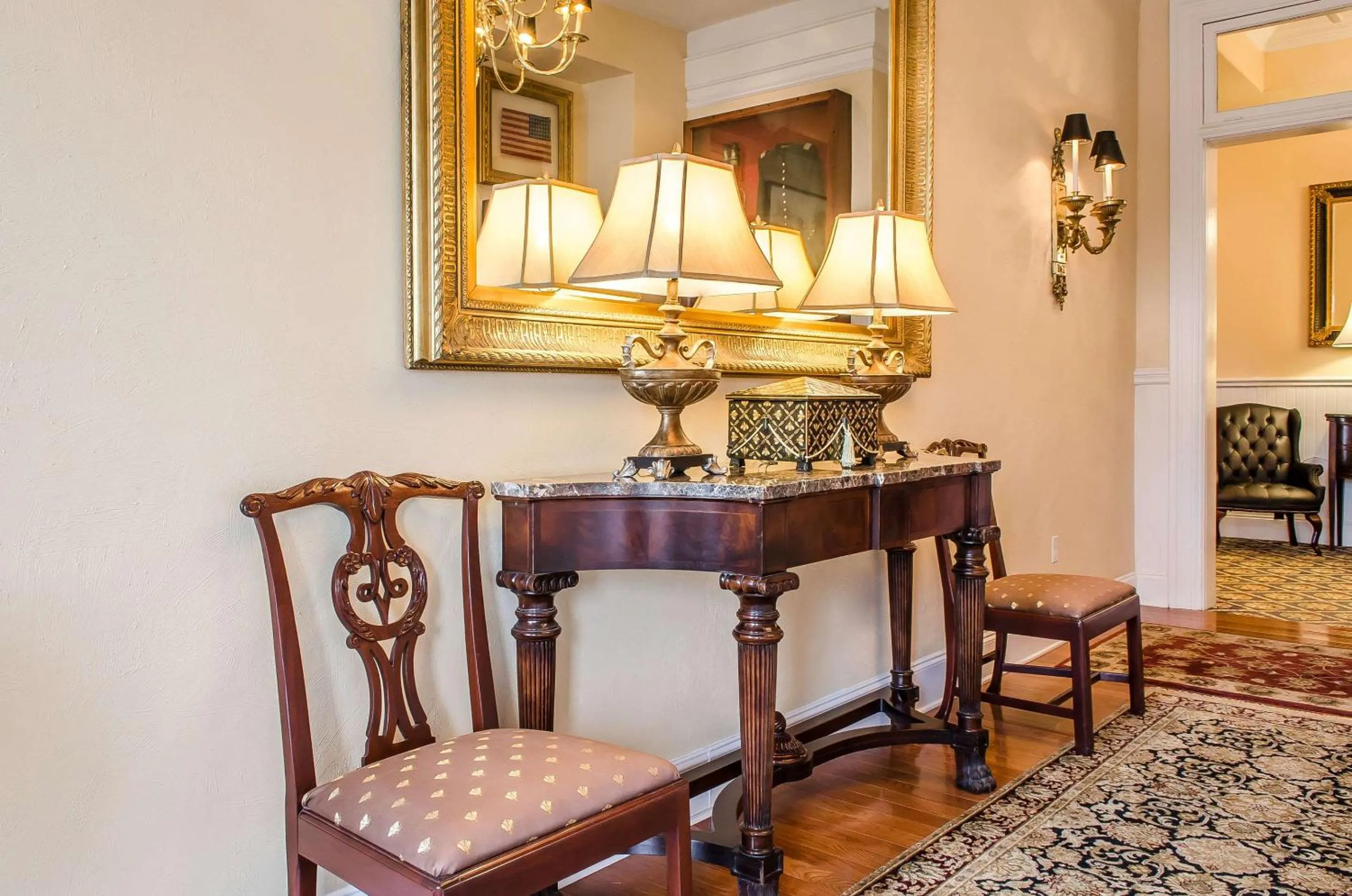 Lobby or reception in The Federal Pointe Inn Gettysburg, an Ascend Collection Hotel