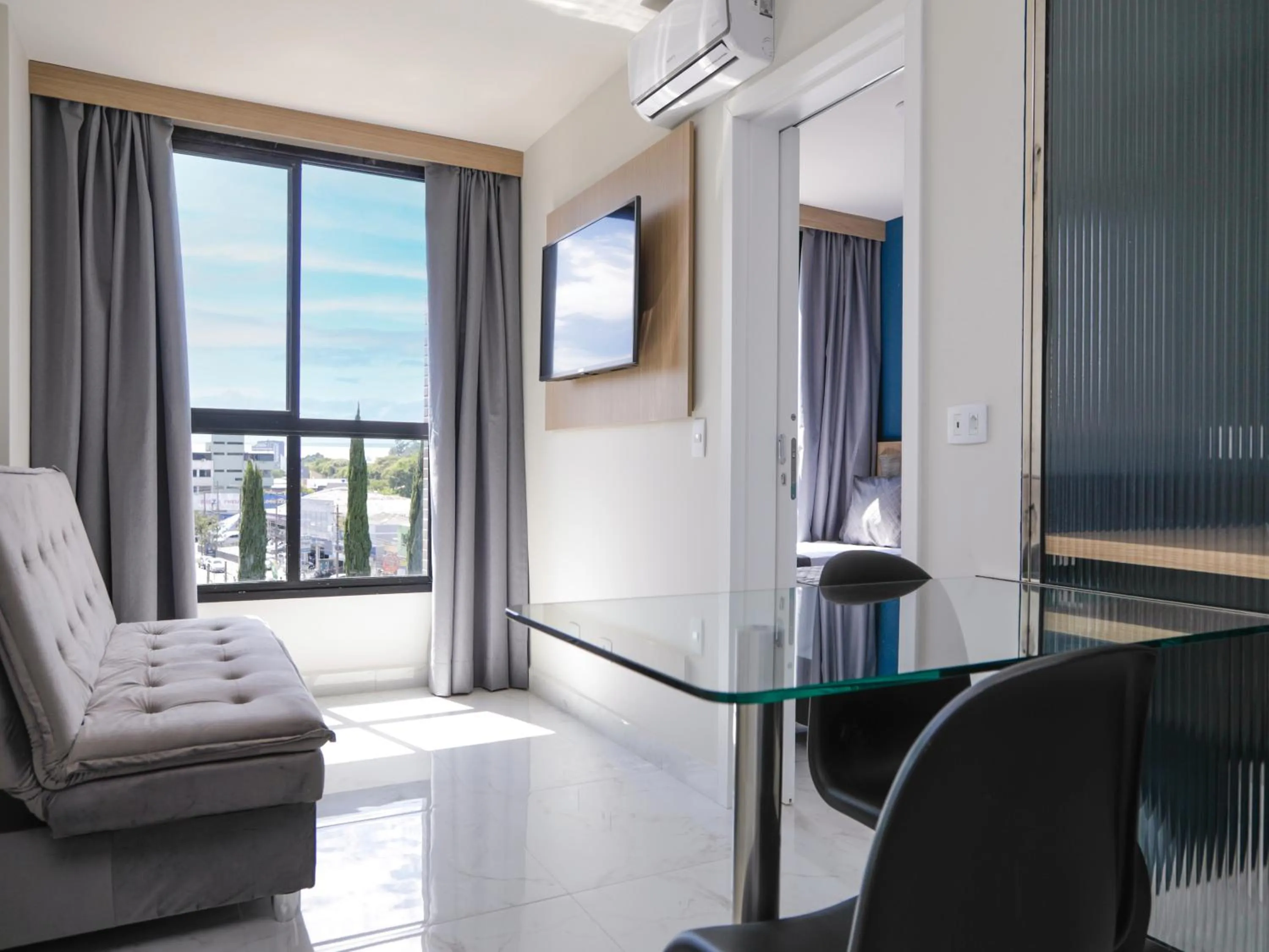 Living room in Slim Curitiba João Bettega