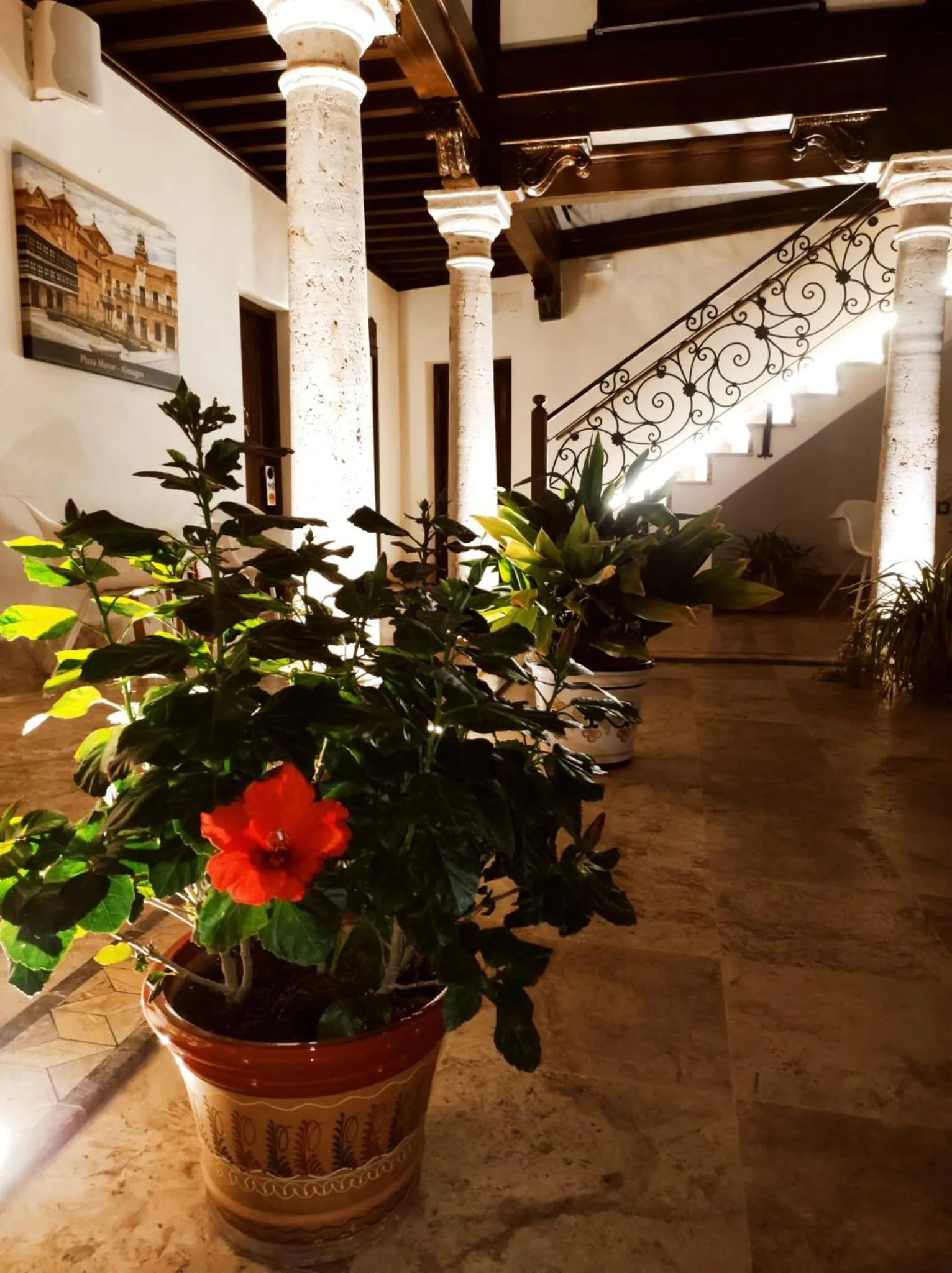 Patio in Hotel QB Almagro Centro