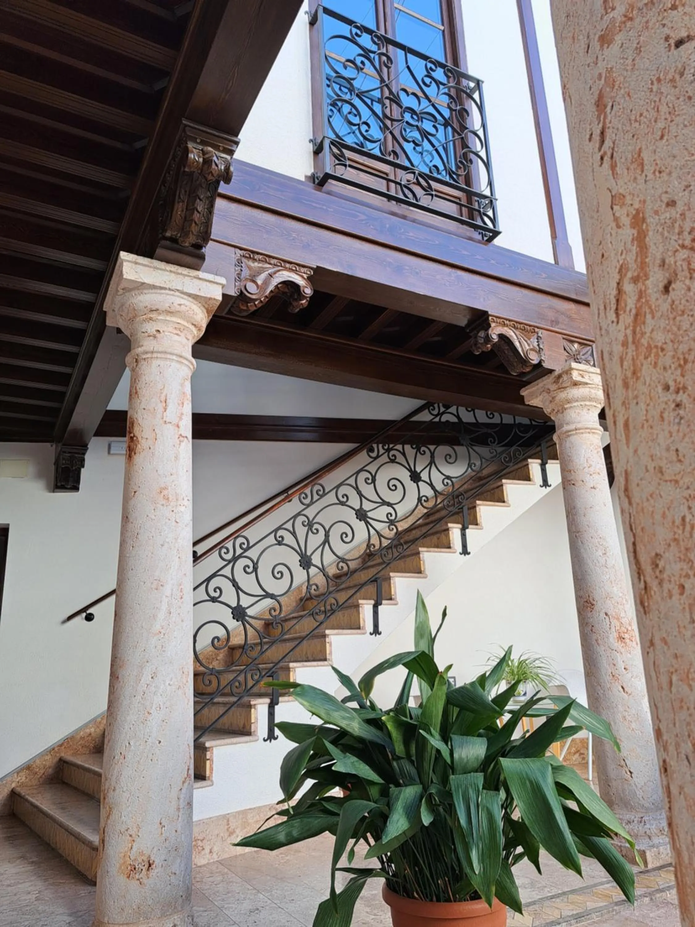 Patio in Hotel QB Almagro Centro