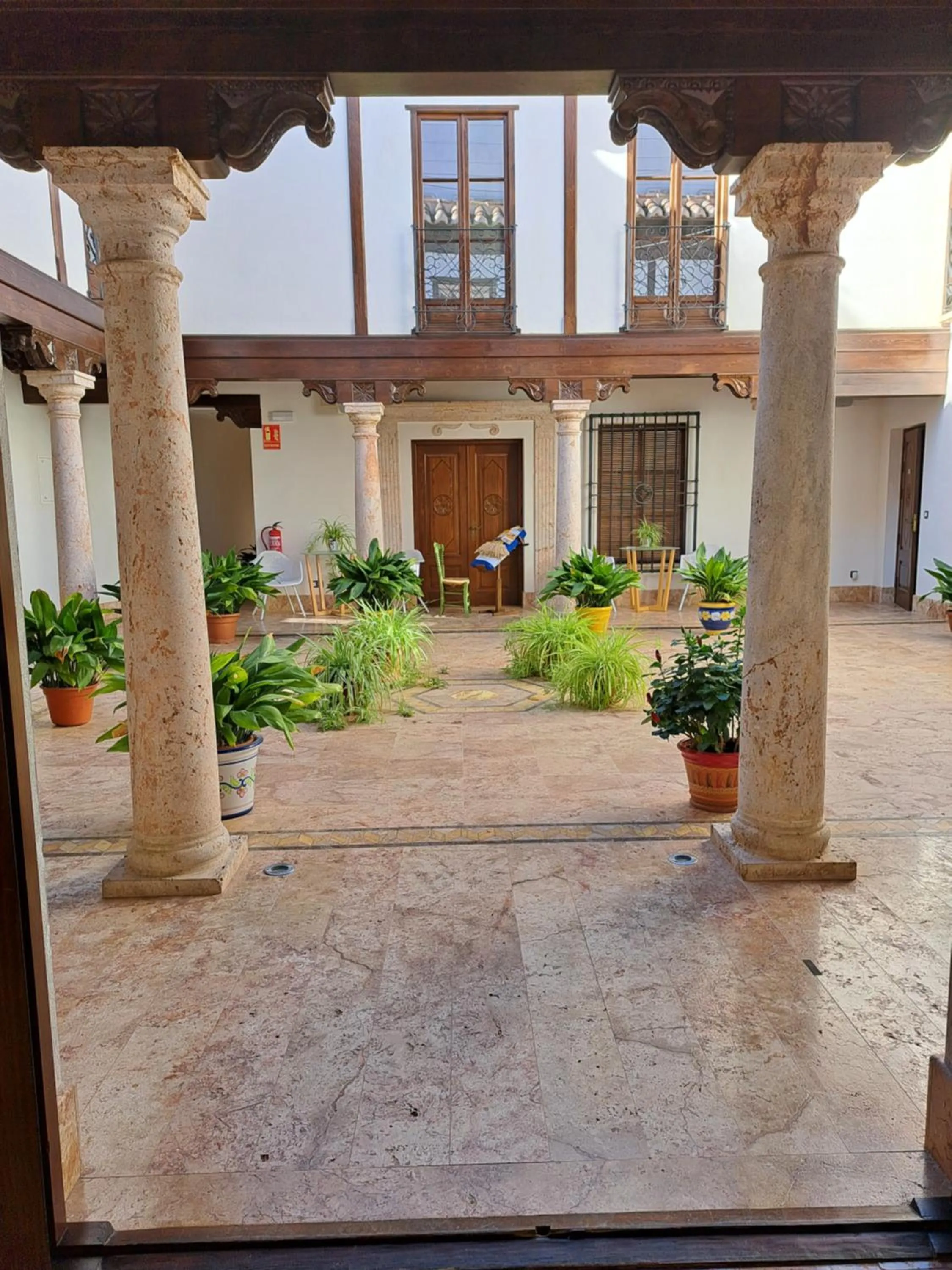 Patio in Hotel QB Almagro Centro