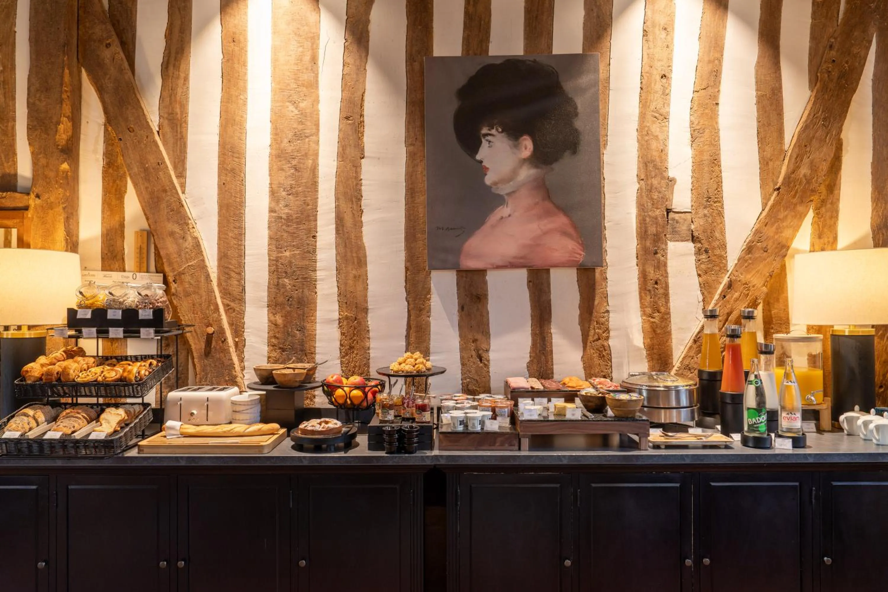 Buffet breakfast in Les Manoirs des Portes de Deauville - Small Luxury Hotel Of The World