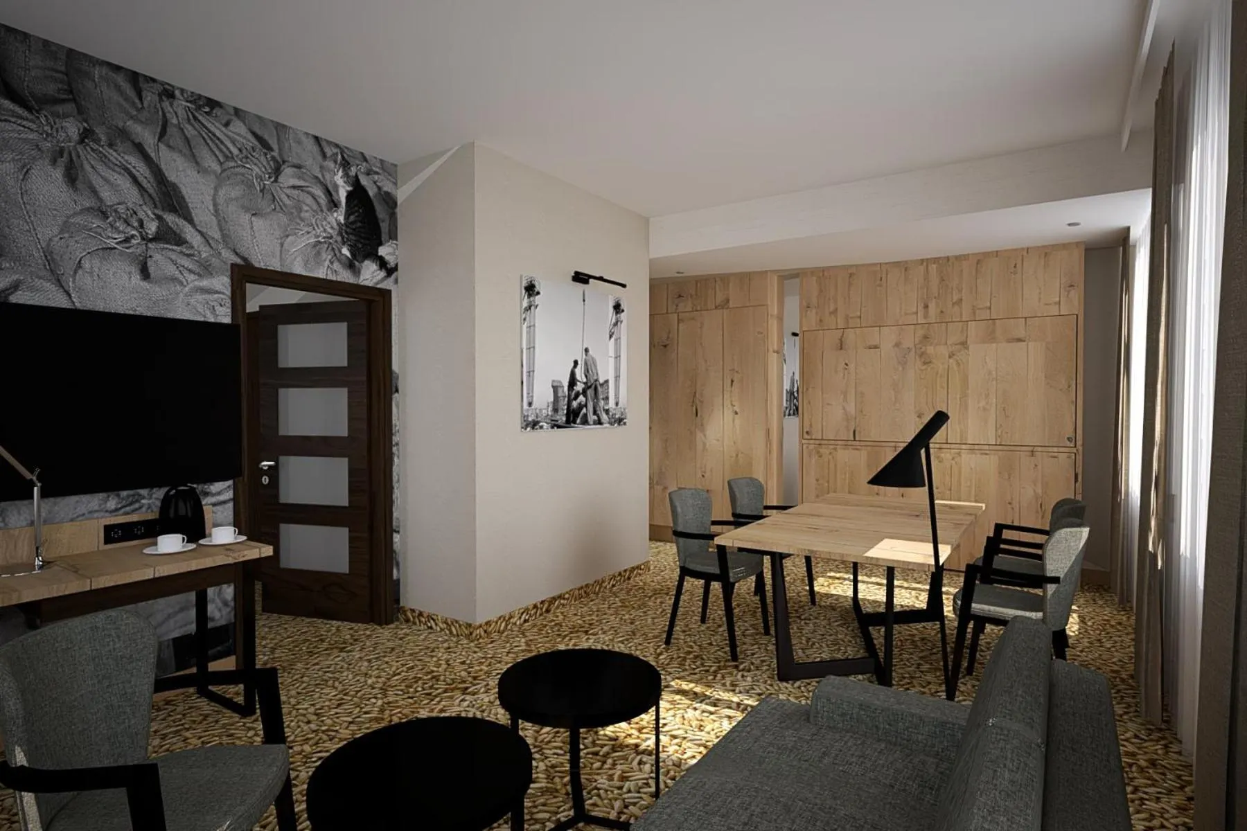 Living room in Qubus Hotel Gdańsk