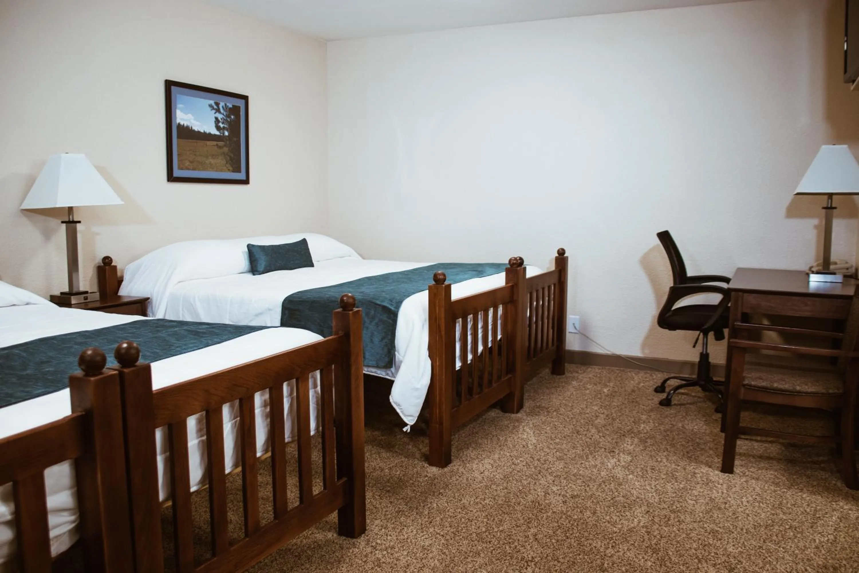 Bed in Wonder Valley Ranch Resort