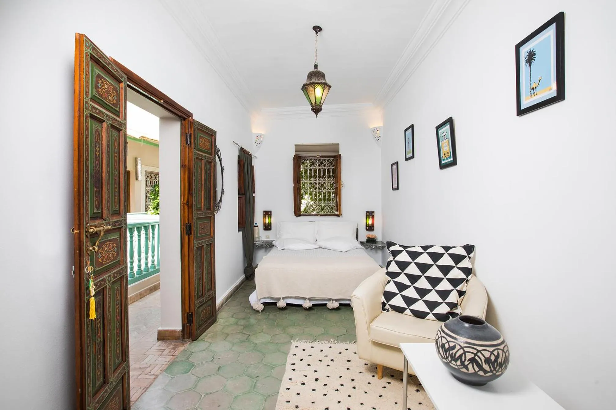 Photo of the whole room, Bed in Riad Villa Harmonie