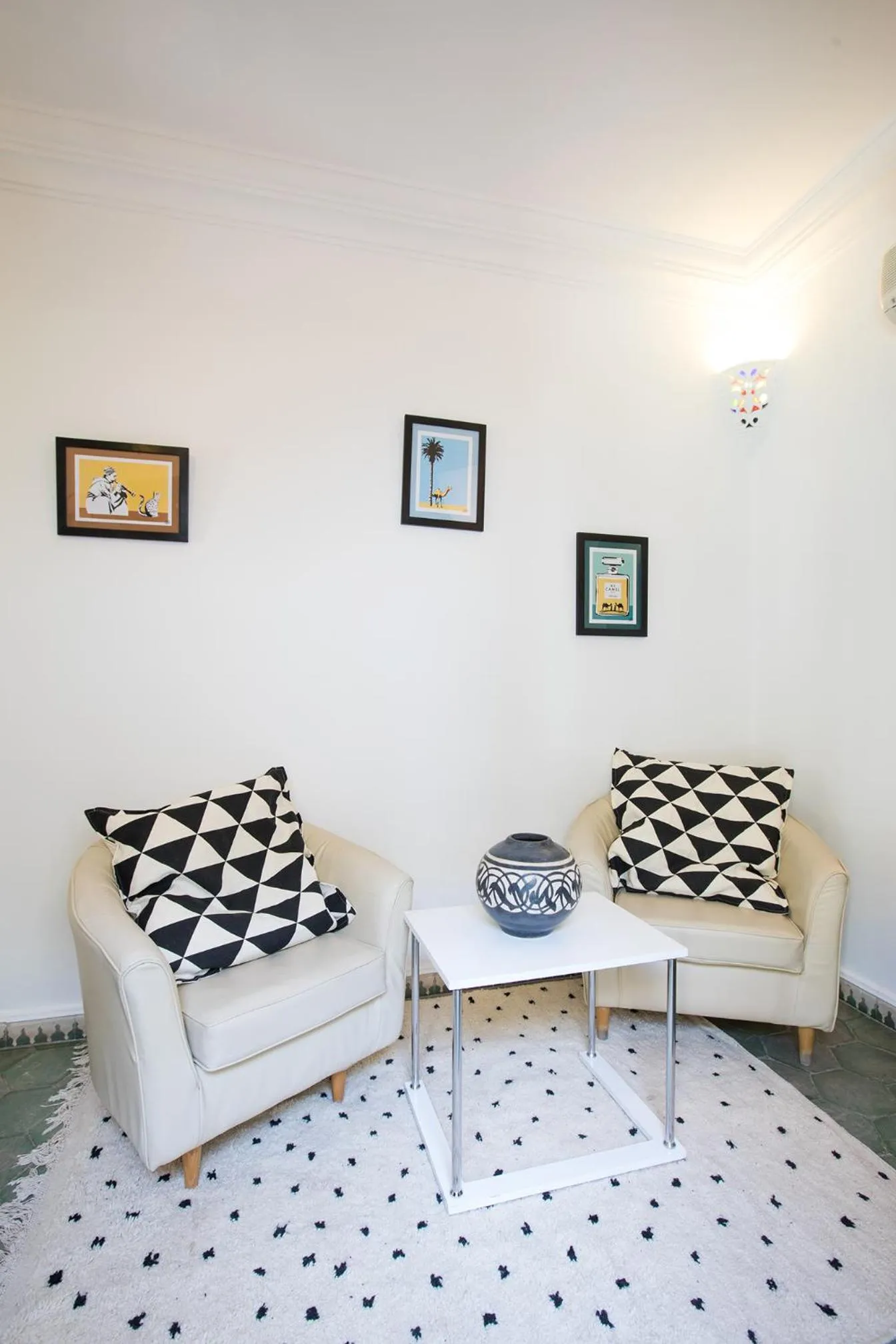 Decorative detail in Riad Villa Harmonie