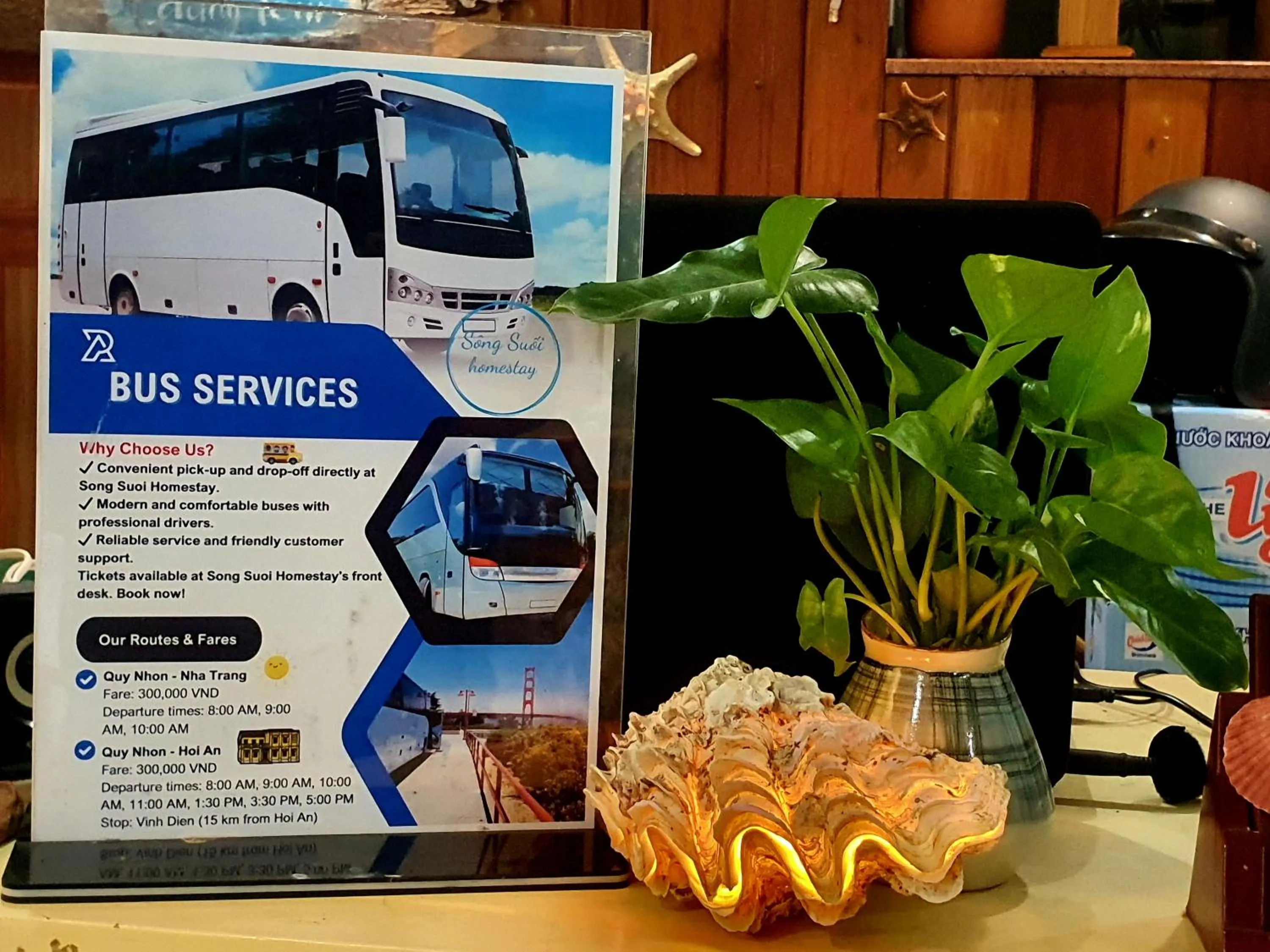 concierge in Sông Suối Homestay