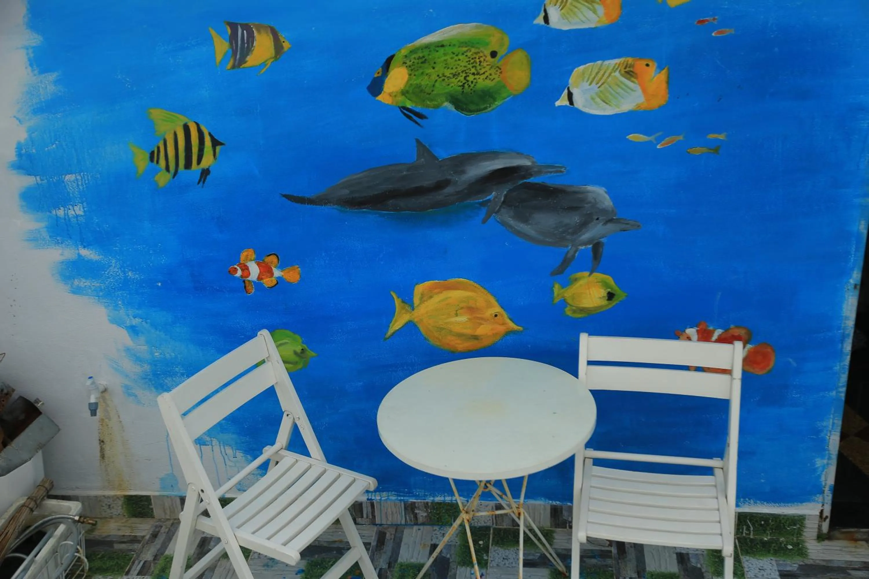 Patio in Sông Suối Homestay