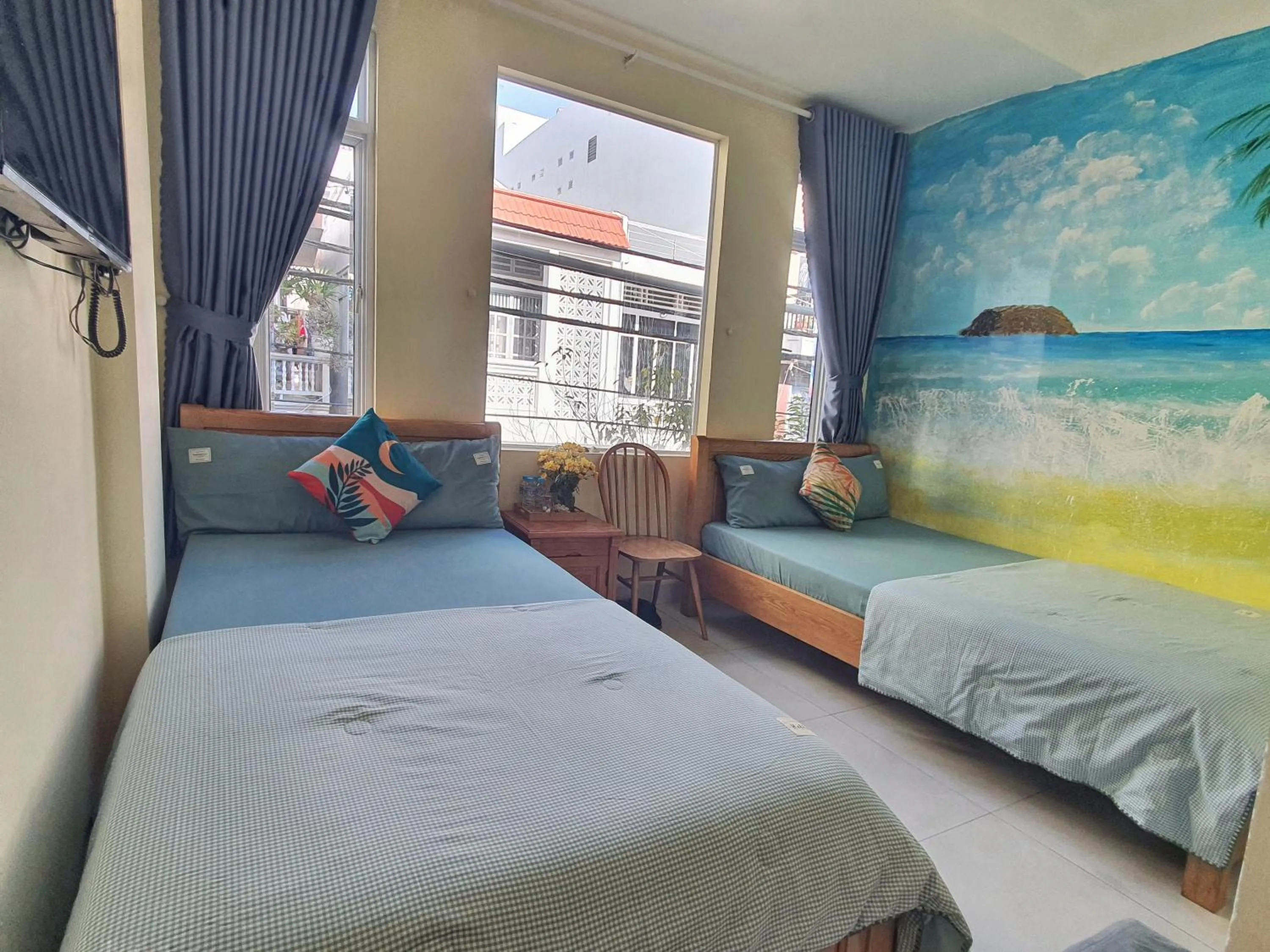 Bed in Sông Suối Homestay